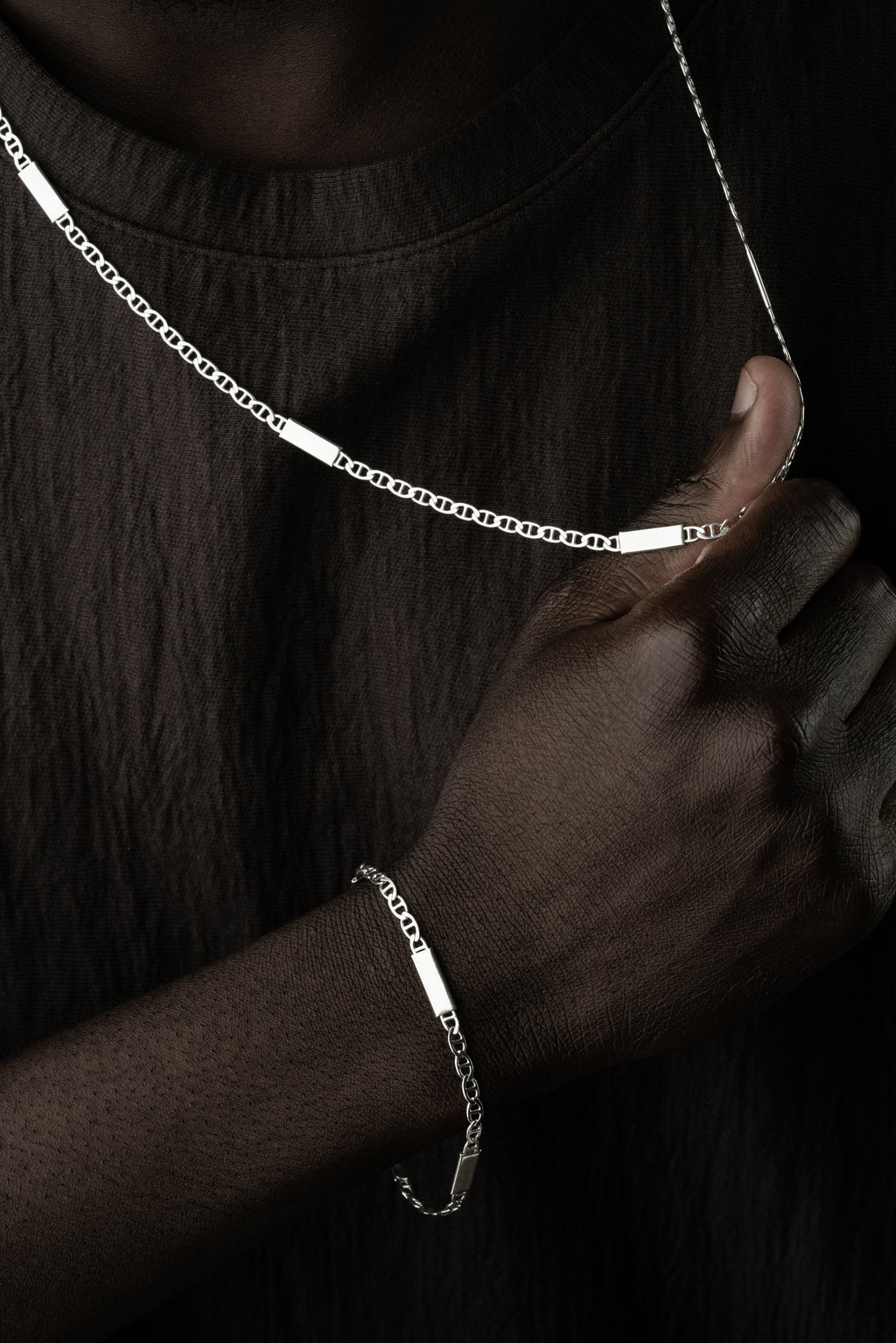 PLATTOR KUBANSK LÄNKSETT | 925 SILVER 