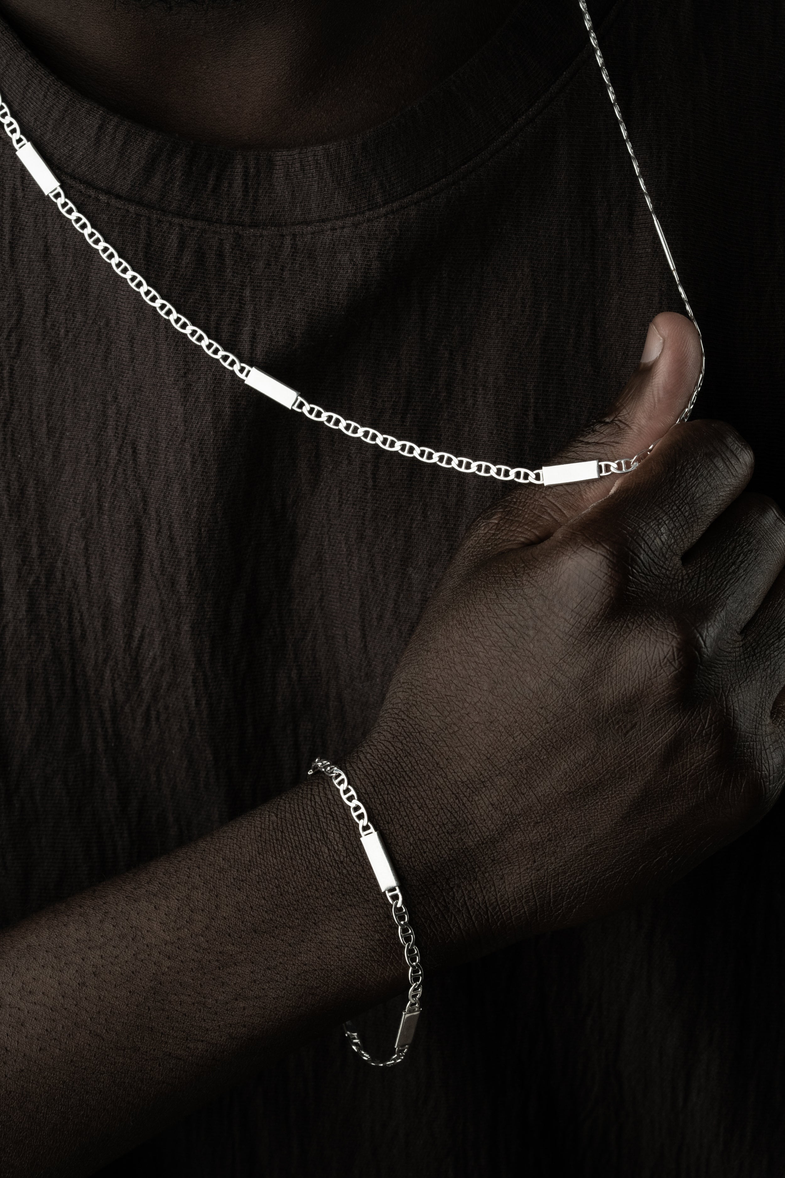 PLATTOR KUBANSK LÄNKSETT | 925 SILVER 