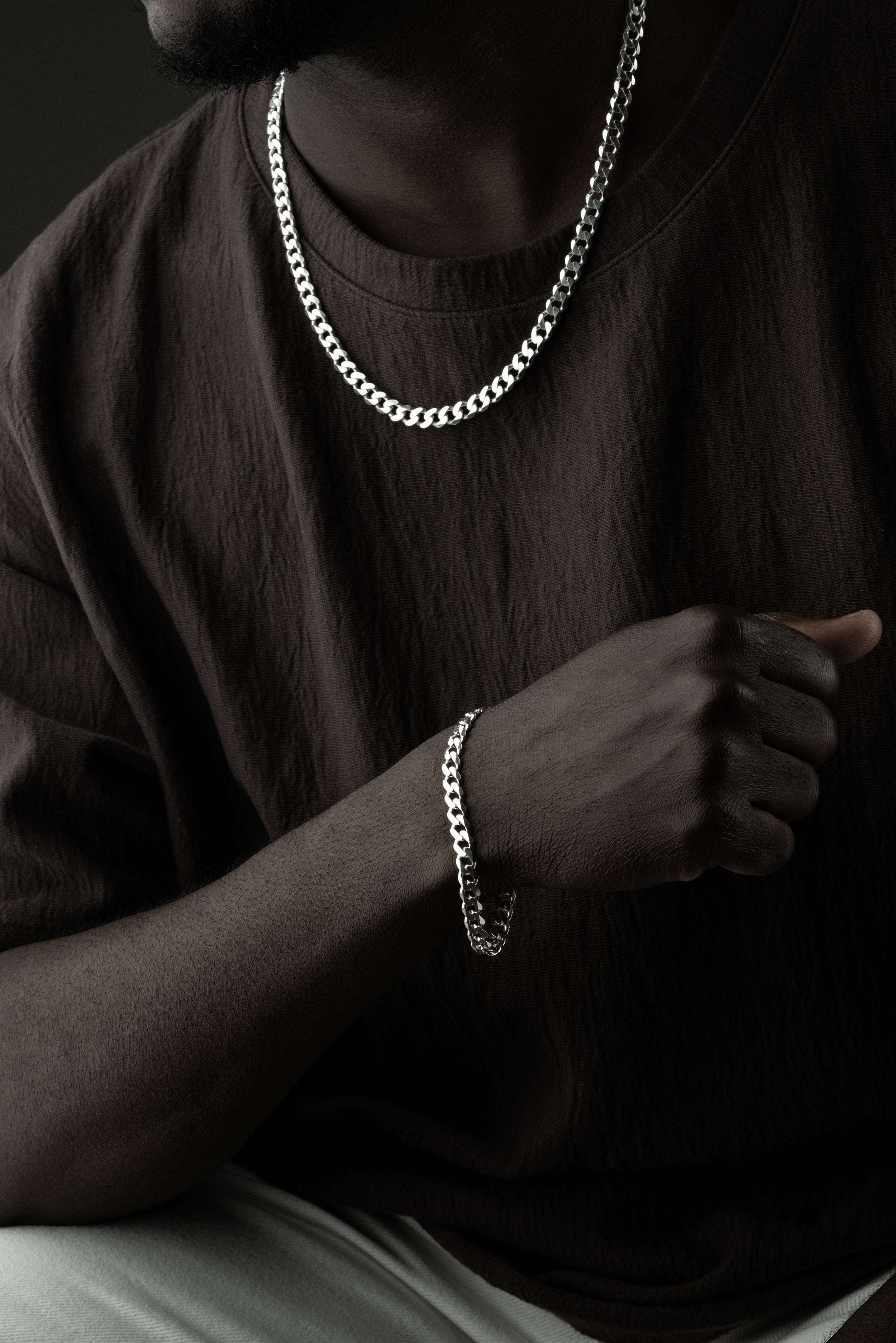 TANKKEDJA-SET | 925 SILVER 