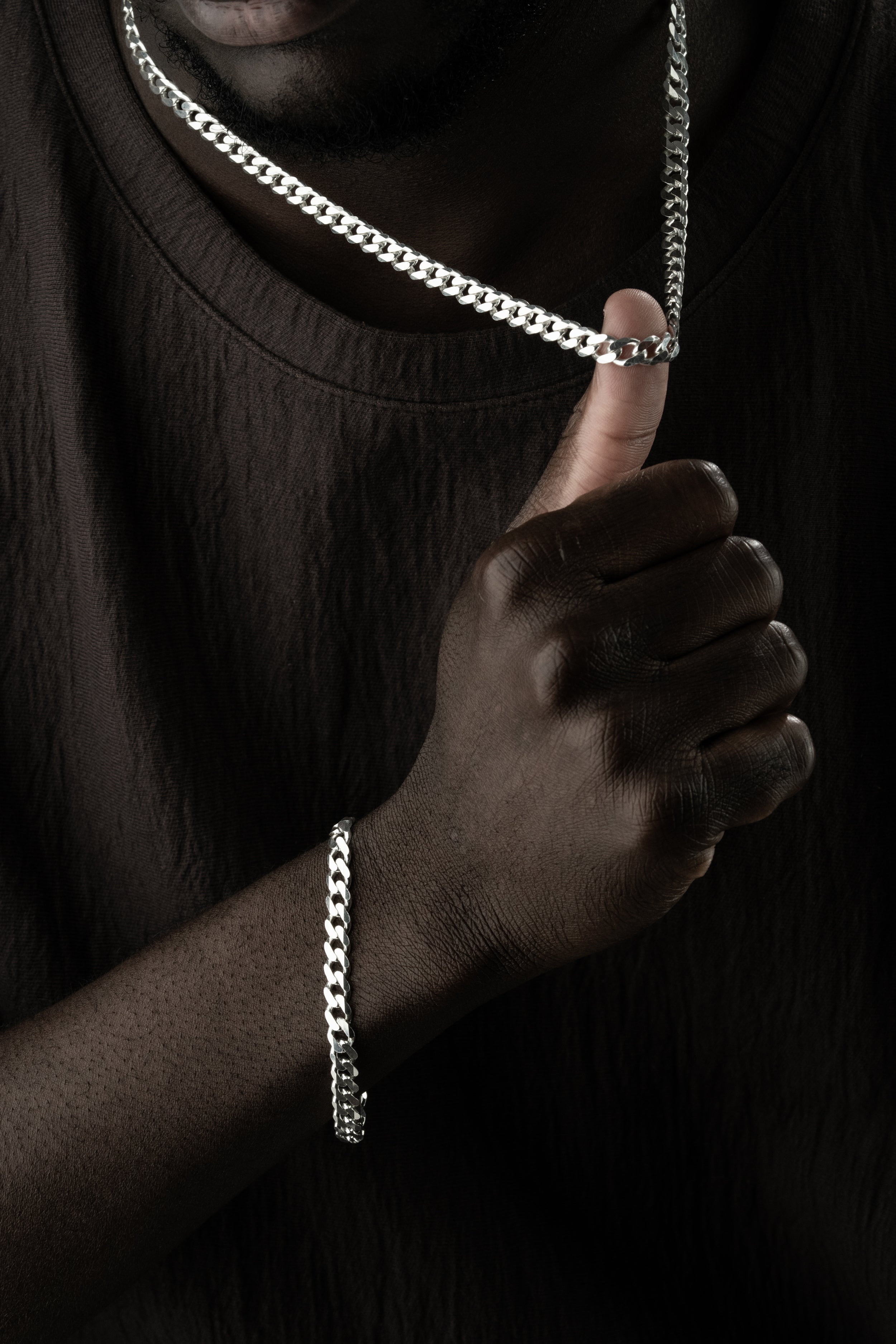 TANKKEDJA-SET | 925 SILVER 