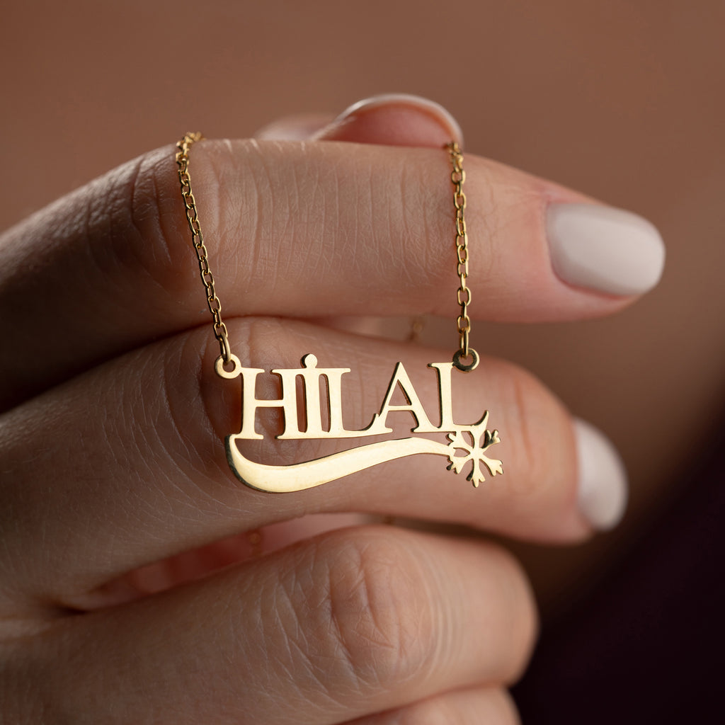 SNÖFLÅNAMN KRAGE | 925 SILVER