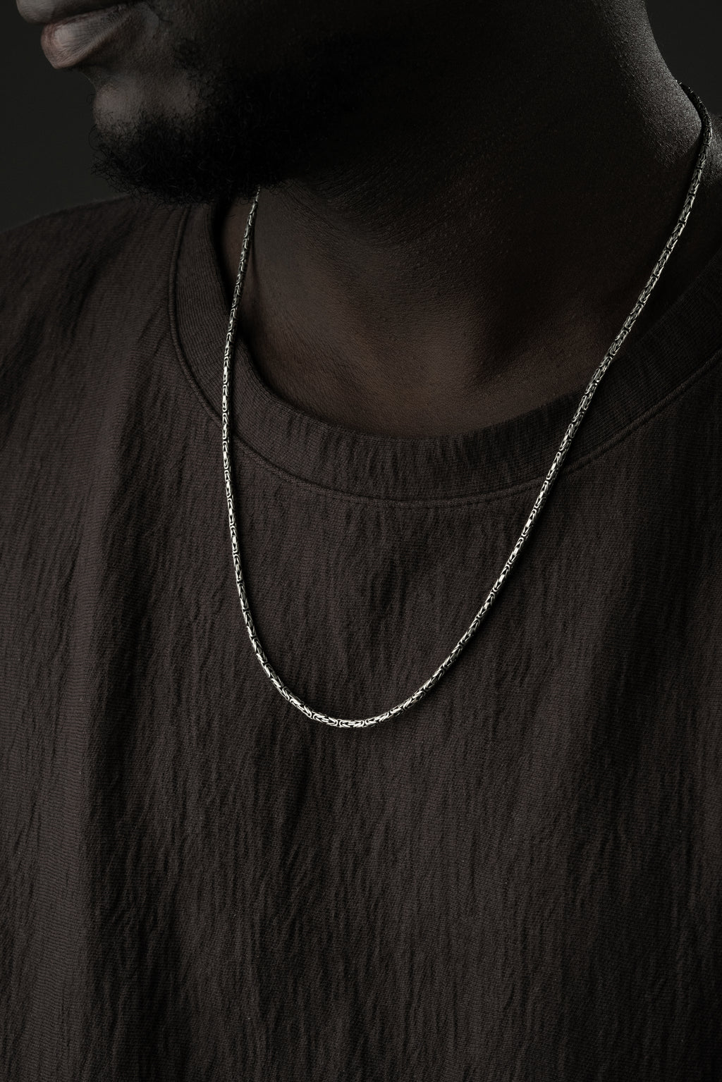 OVAL KING KEDJA 2MM NECK CAND | 925 SILVER 