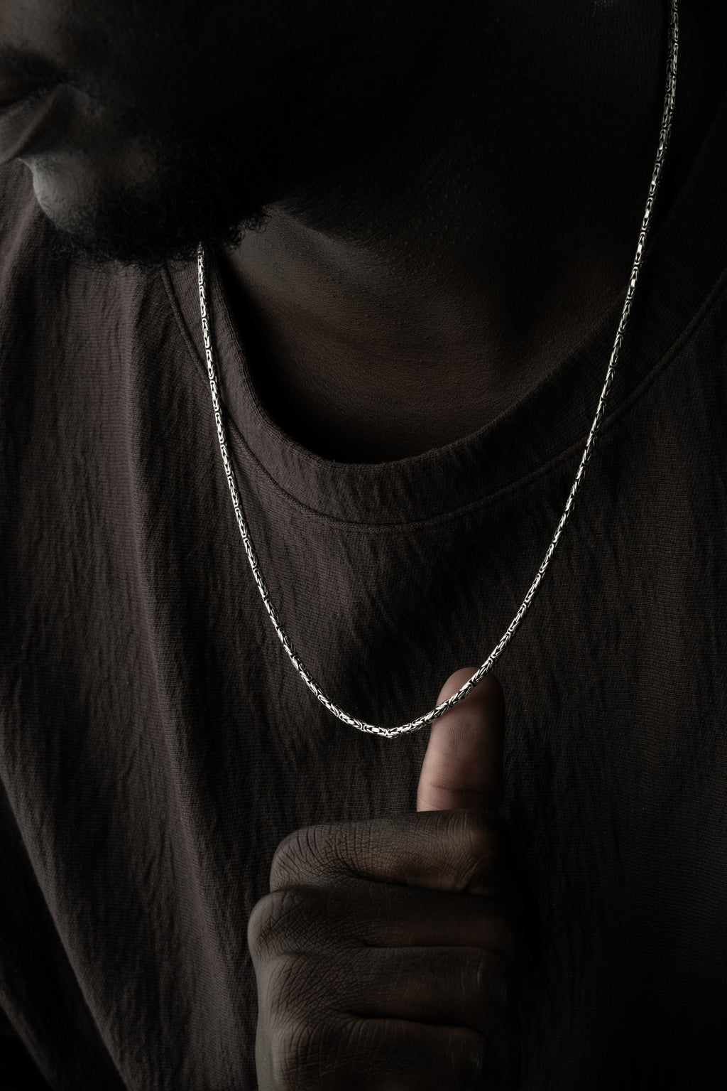 OVAL KING KEDJA 2MM NECK CAND | 925 SILVER 