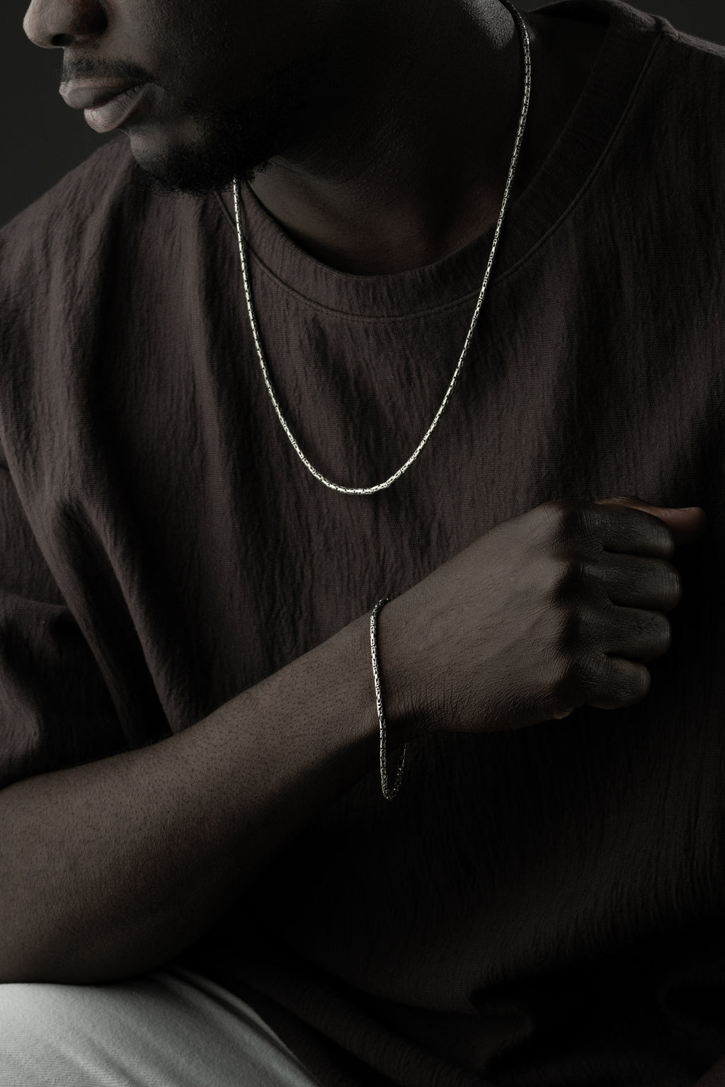 OVAL KING KEDJA 2MM SET | 925 SILVER 