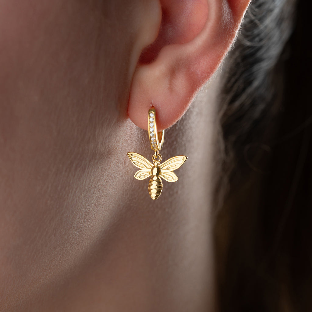 ÖRHÄNGEN I BIEN | 925 SILVER