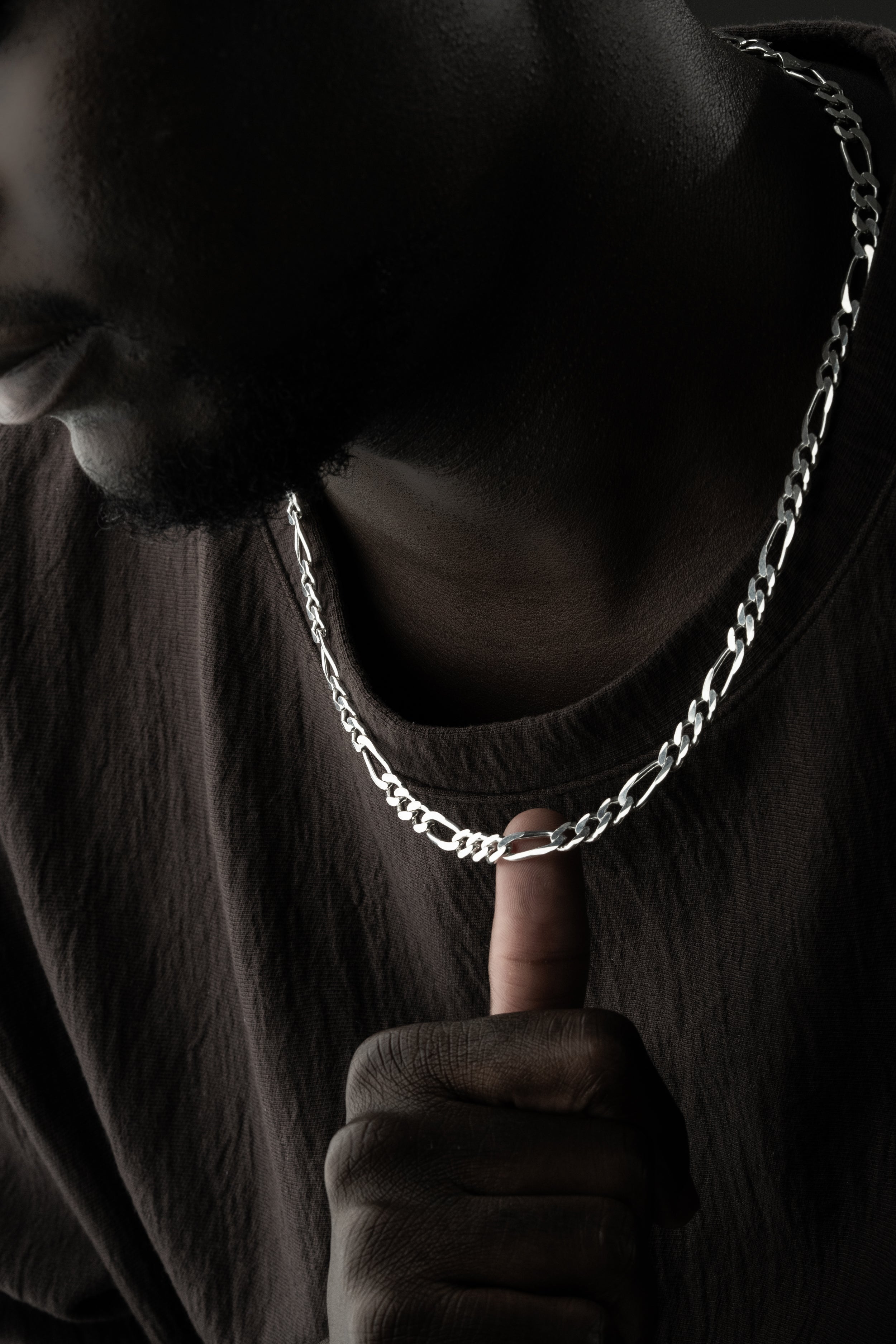 STORT FIGARO KRAGE | 925 SILVER 