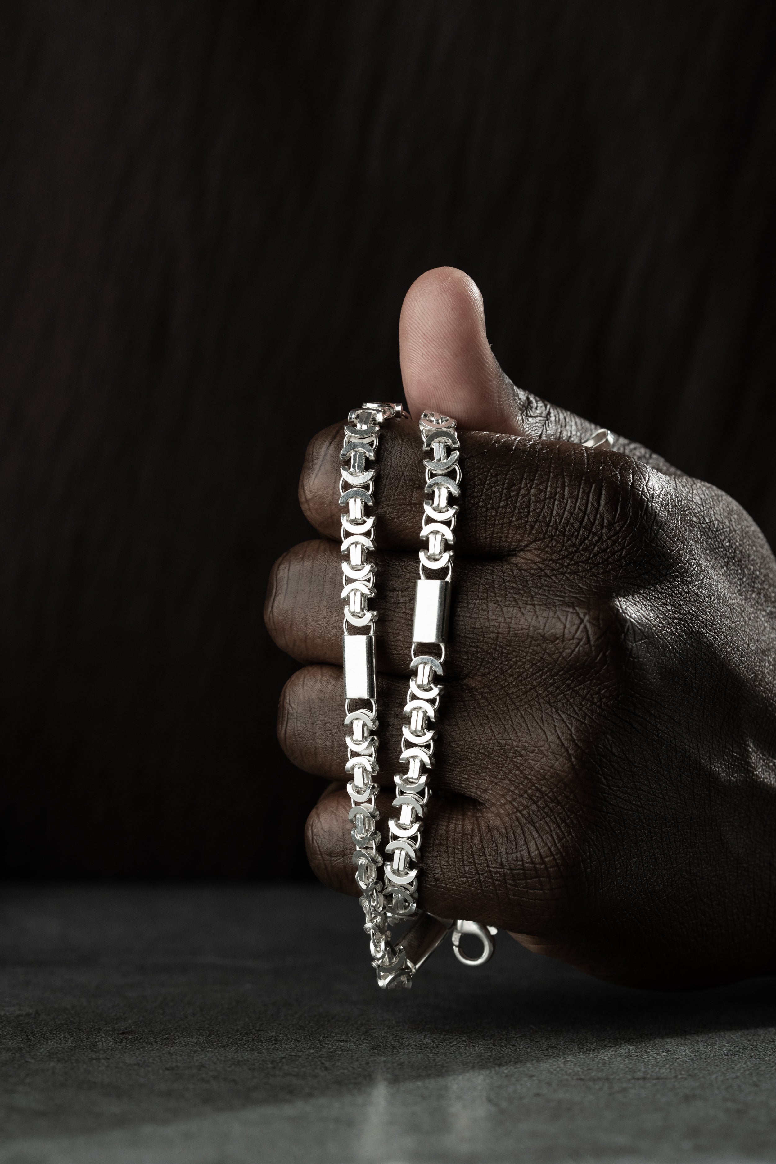 PLATTA KING KEDJA FLAT SET 6 MM | 925 SILVER