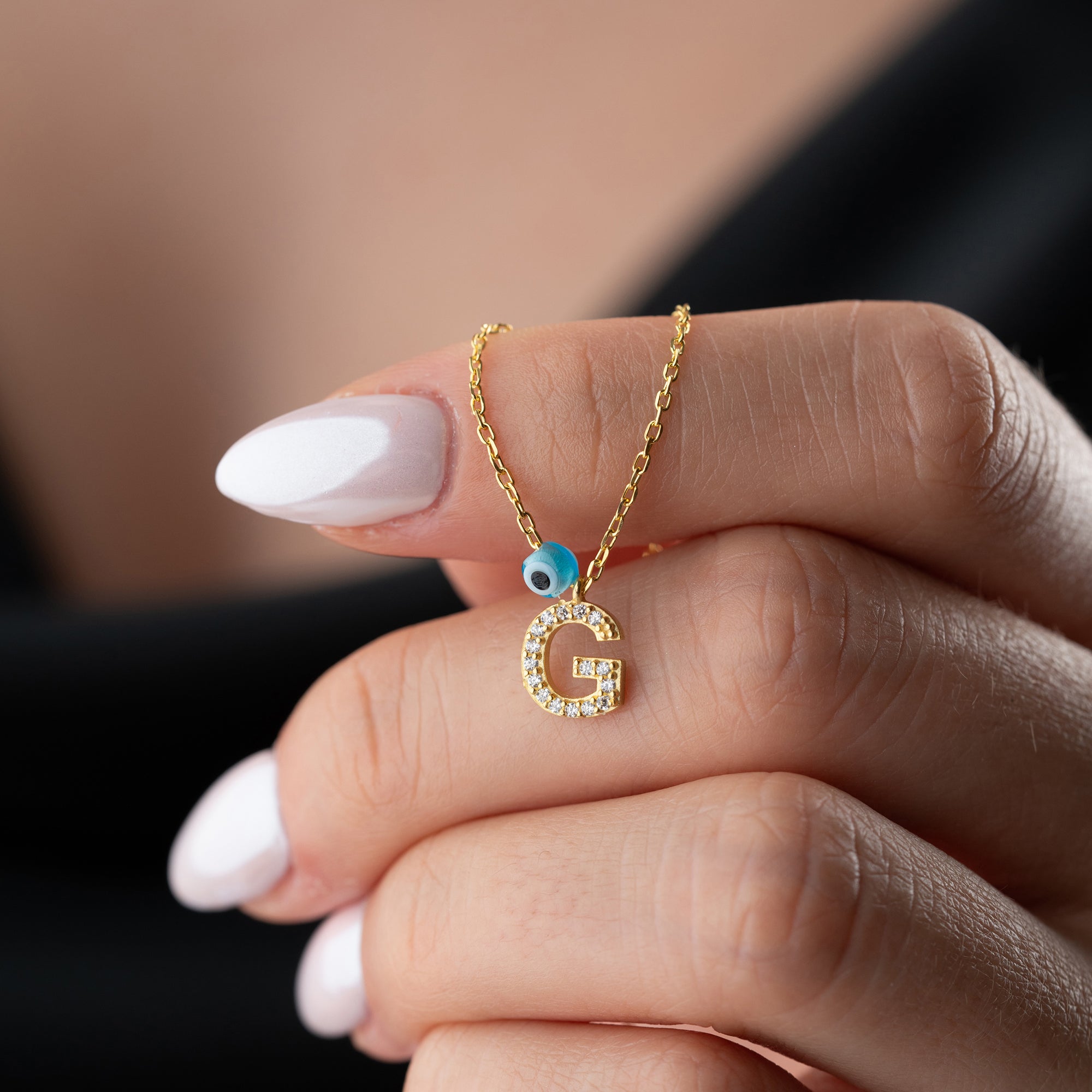 BREV KRAGE MED NAZAR | 925 SILVER