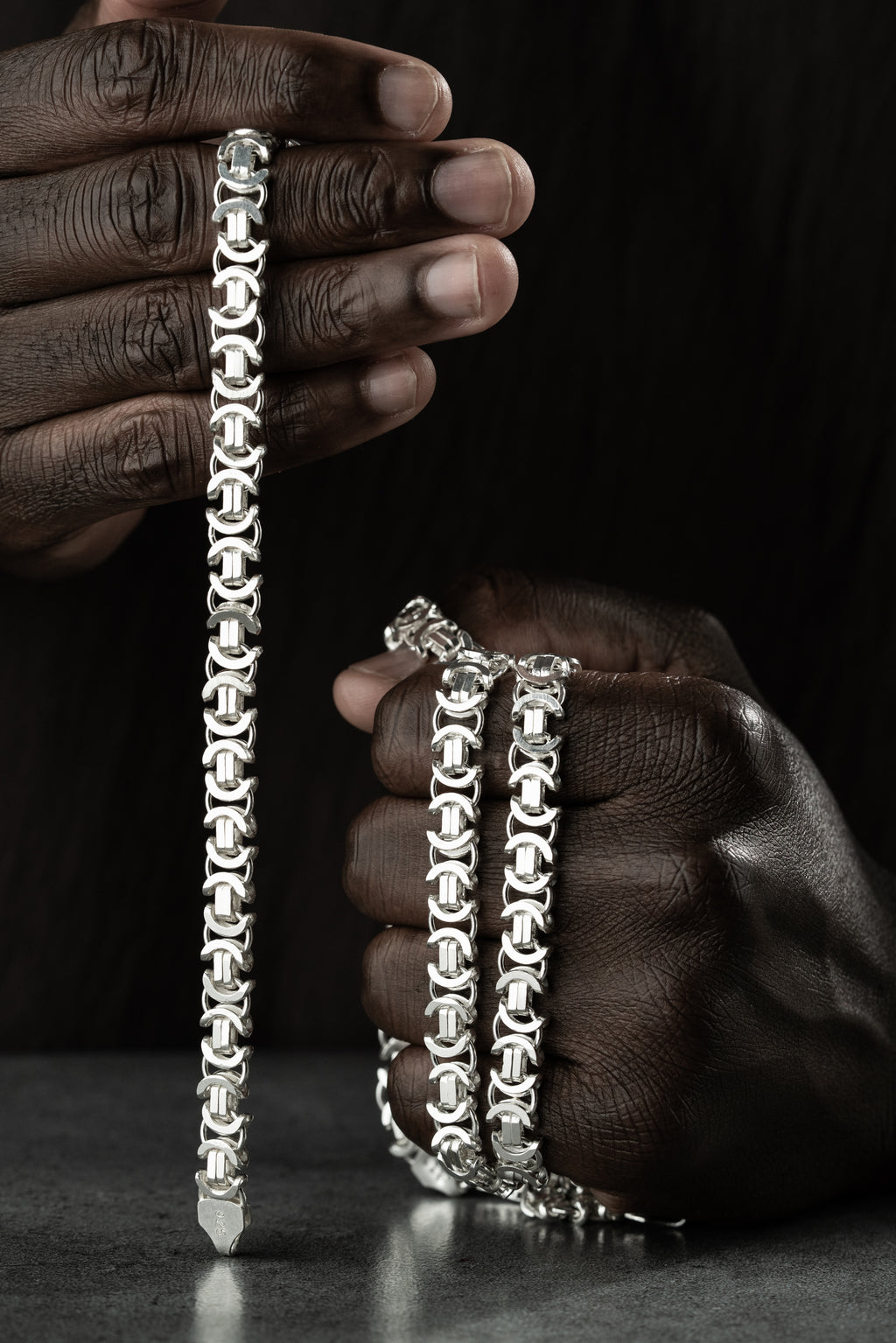 KING KEDJA PLAT SET | 925 SILVER 