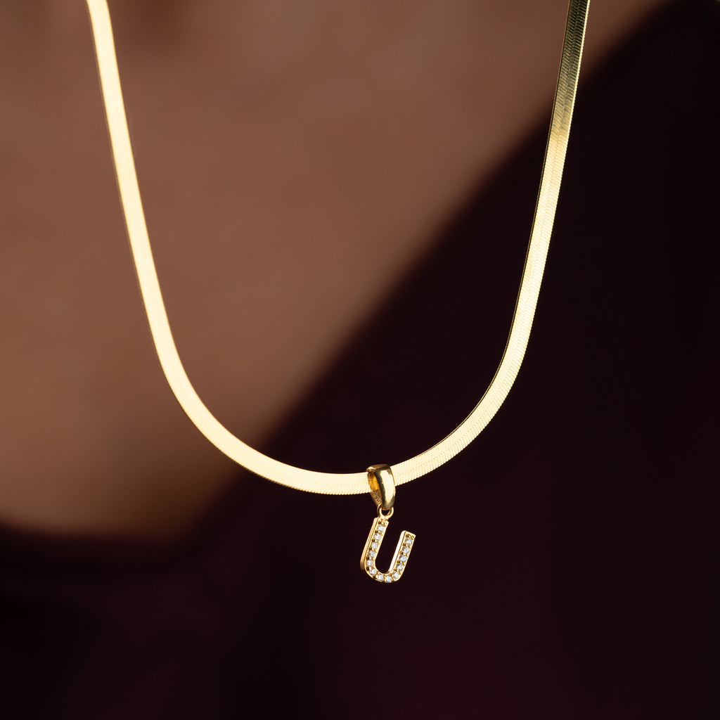 ORMKRANG MED ZIRKONIA BOKSTAVSKRÄM | 925 SILVER