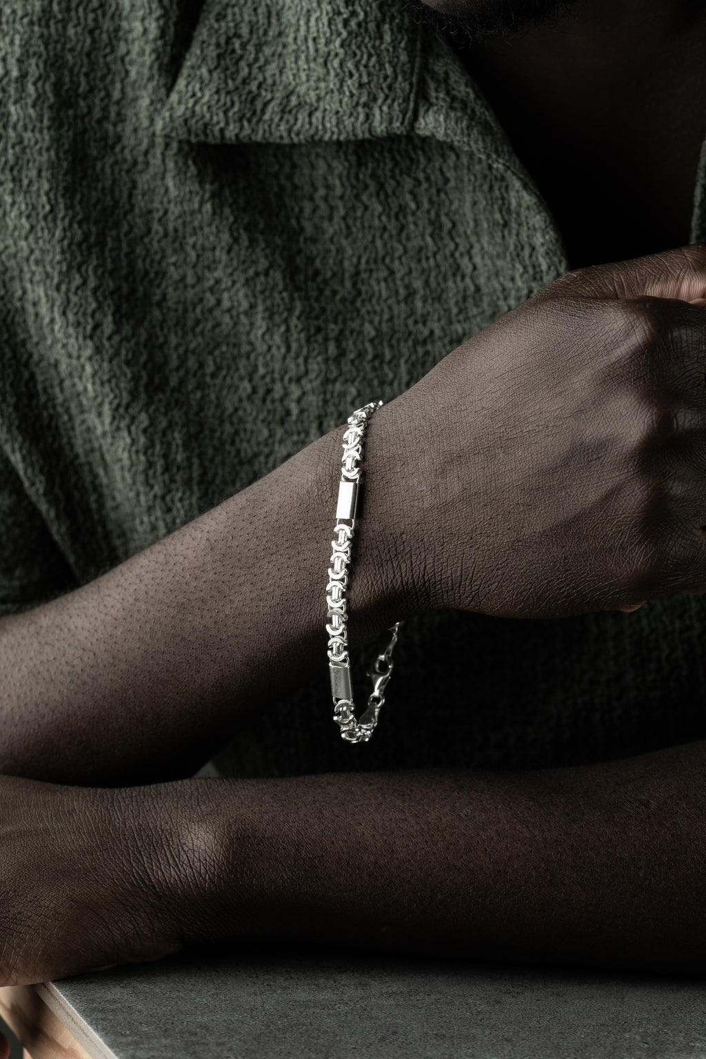 KING ARMBAND PLATT 5MM | 925 SILVER