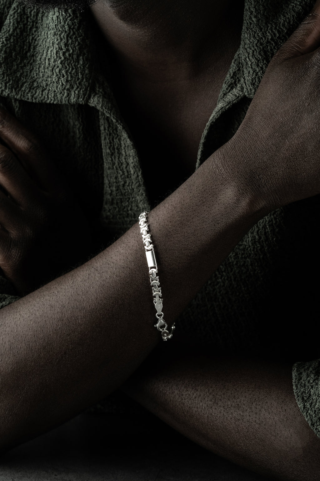 KING ARMBAND PLATT 5MM | 925 SILVER