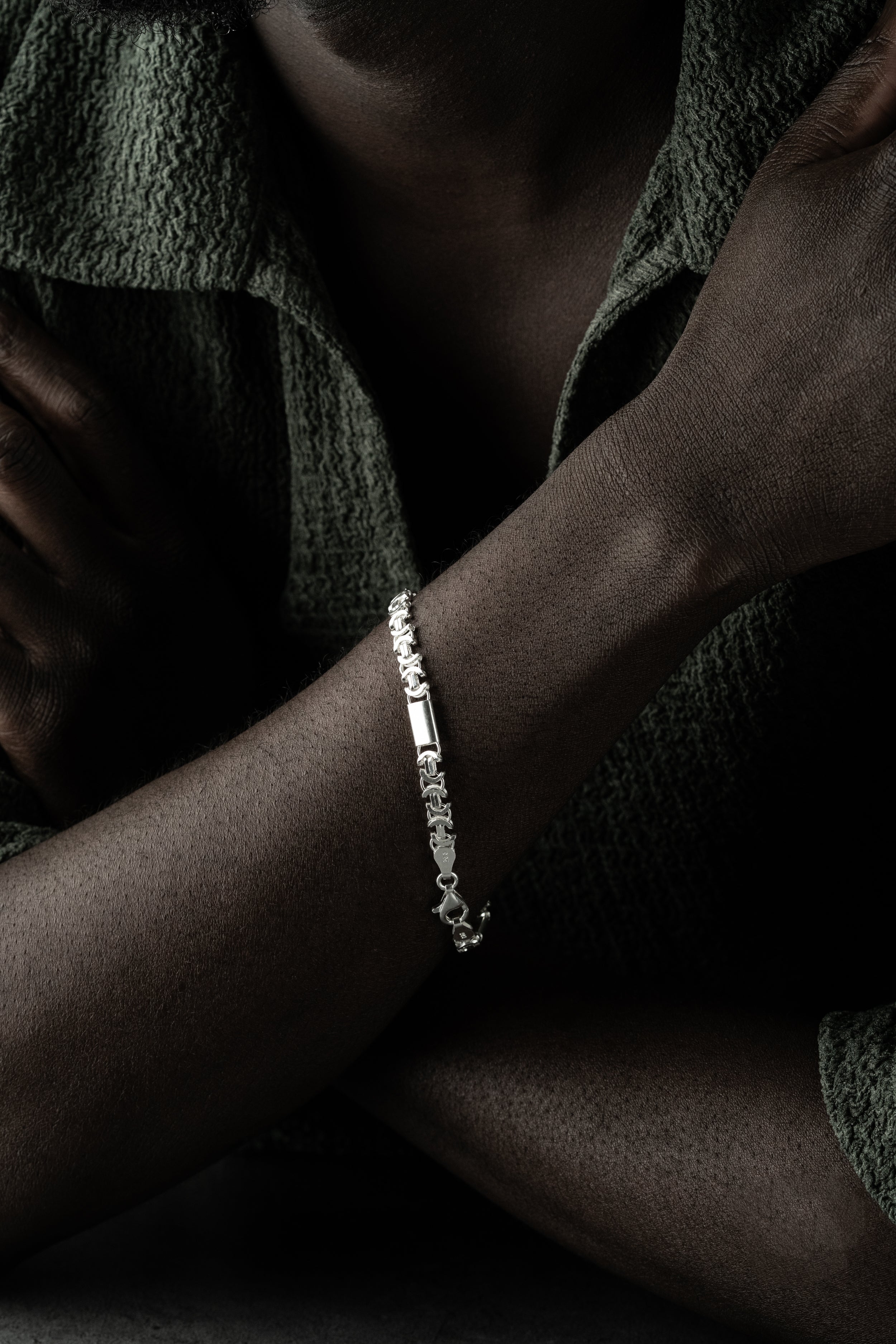 KING ARMBAND PLATT 5MM | 925 SILVER