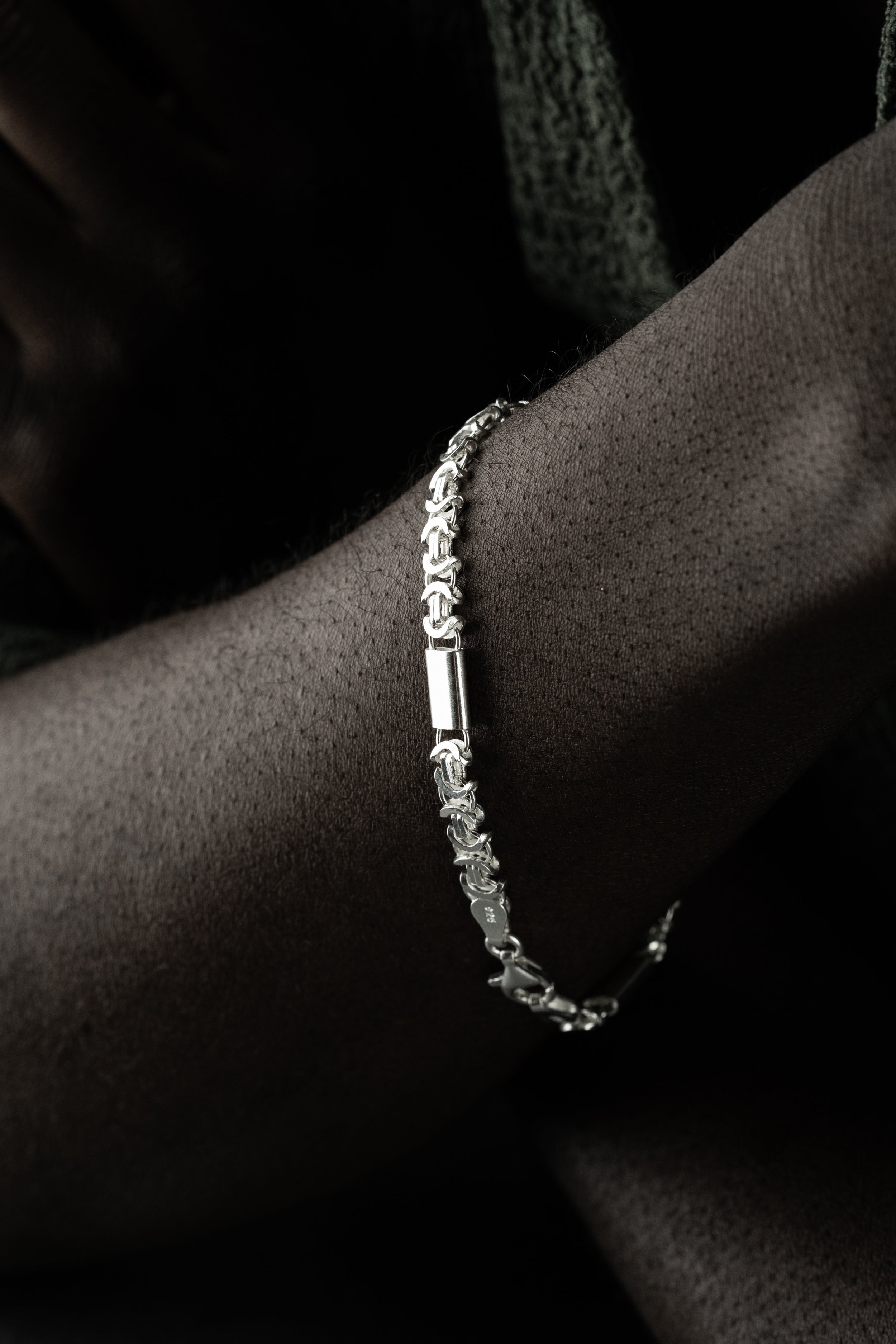 KING ARMBAND PLATT 5MM | 925 SILVER