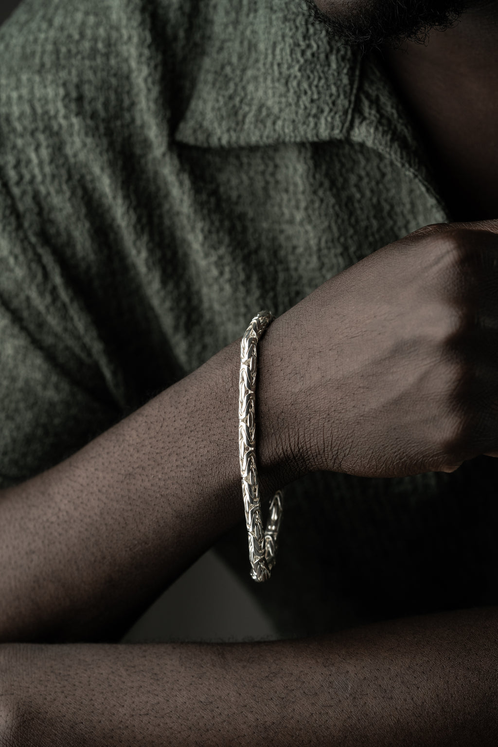 KING-ARMBAND OVAL 5MM | 925 SILVER