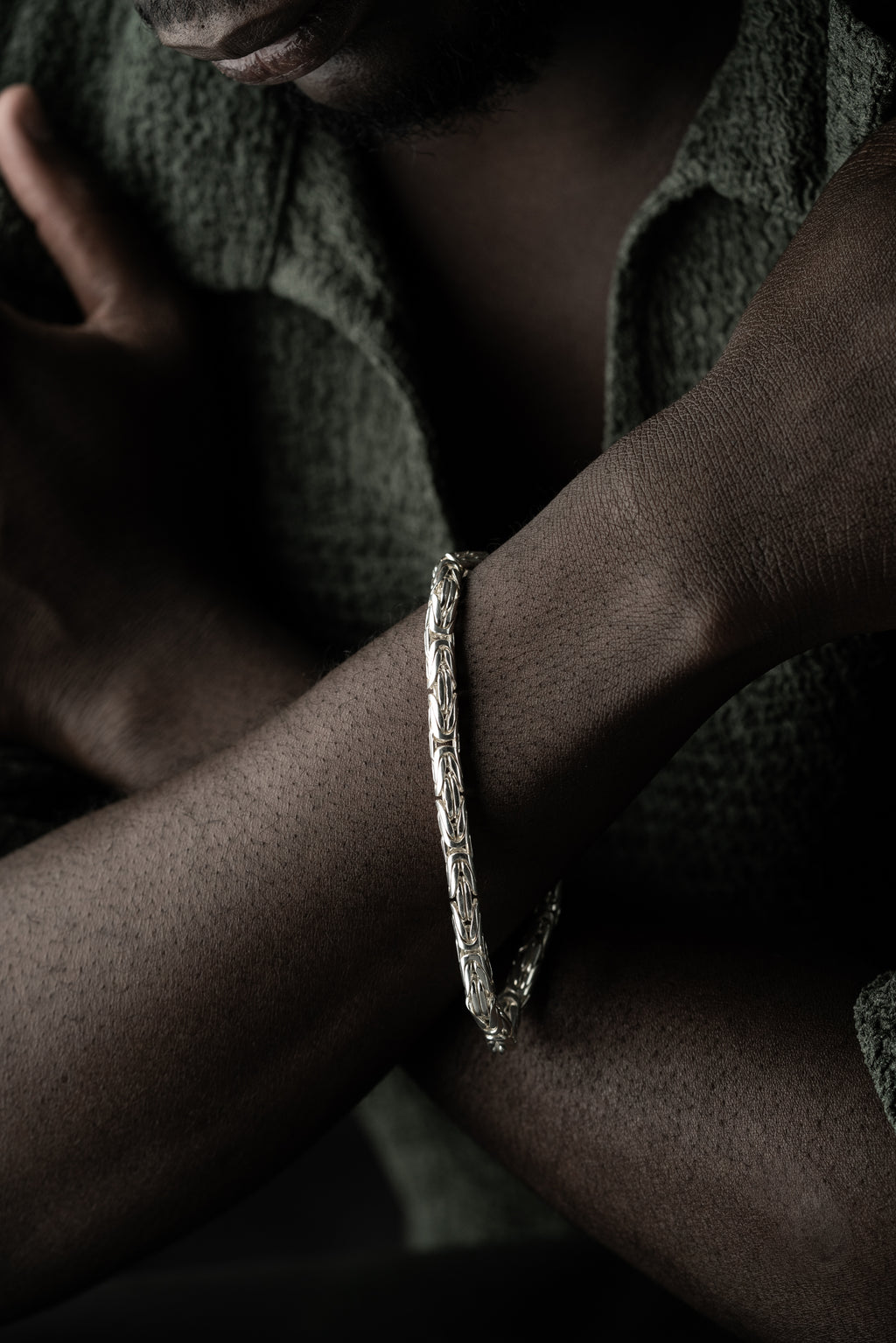 KING-ARMBAND OVAL 5MM | 925 SILVER