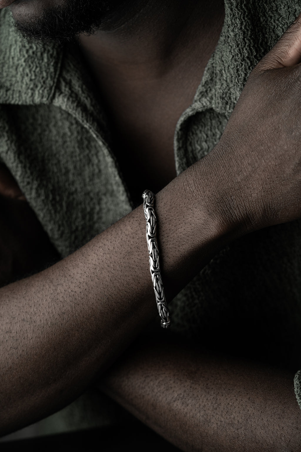 KING ARMBAND OVAL OXIDHJUL 5MM | 925 SILVER