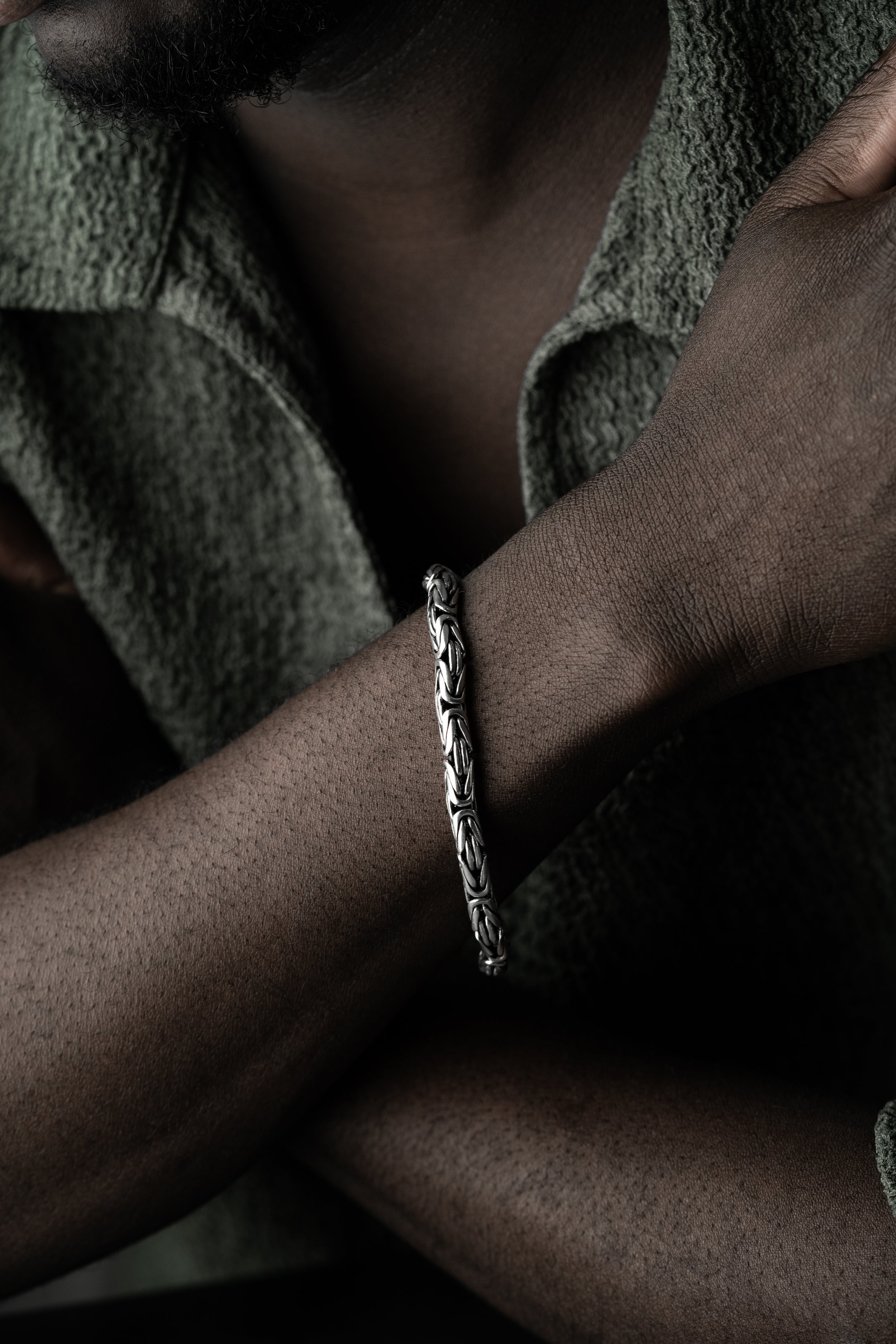 KING ARMBAND OVAL OXIDHJUL 5MM | 925 SILVER