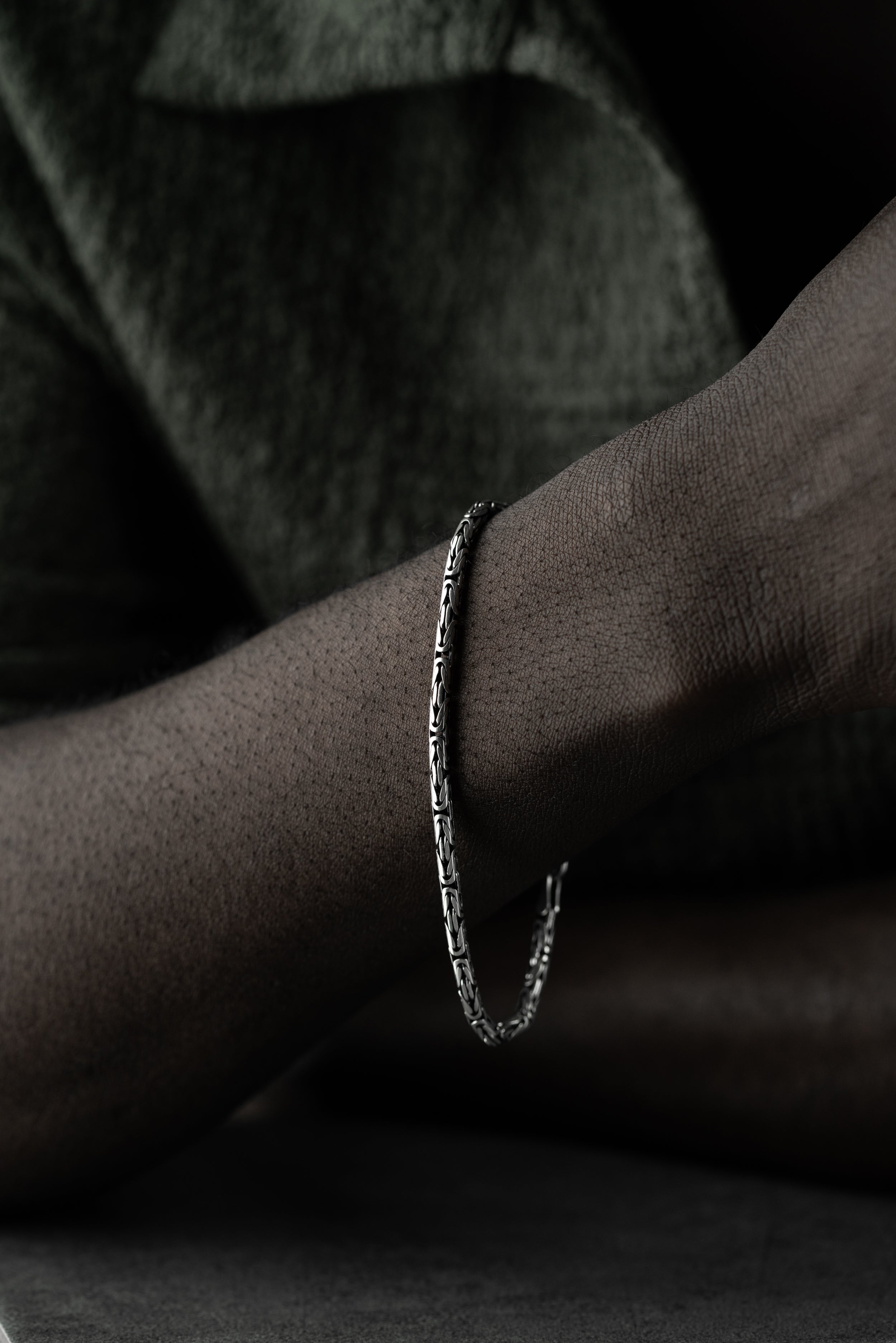 KING ARMBAND OVAL OXIDHJUL 3MM | 925 SILVER