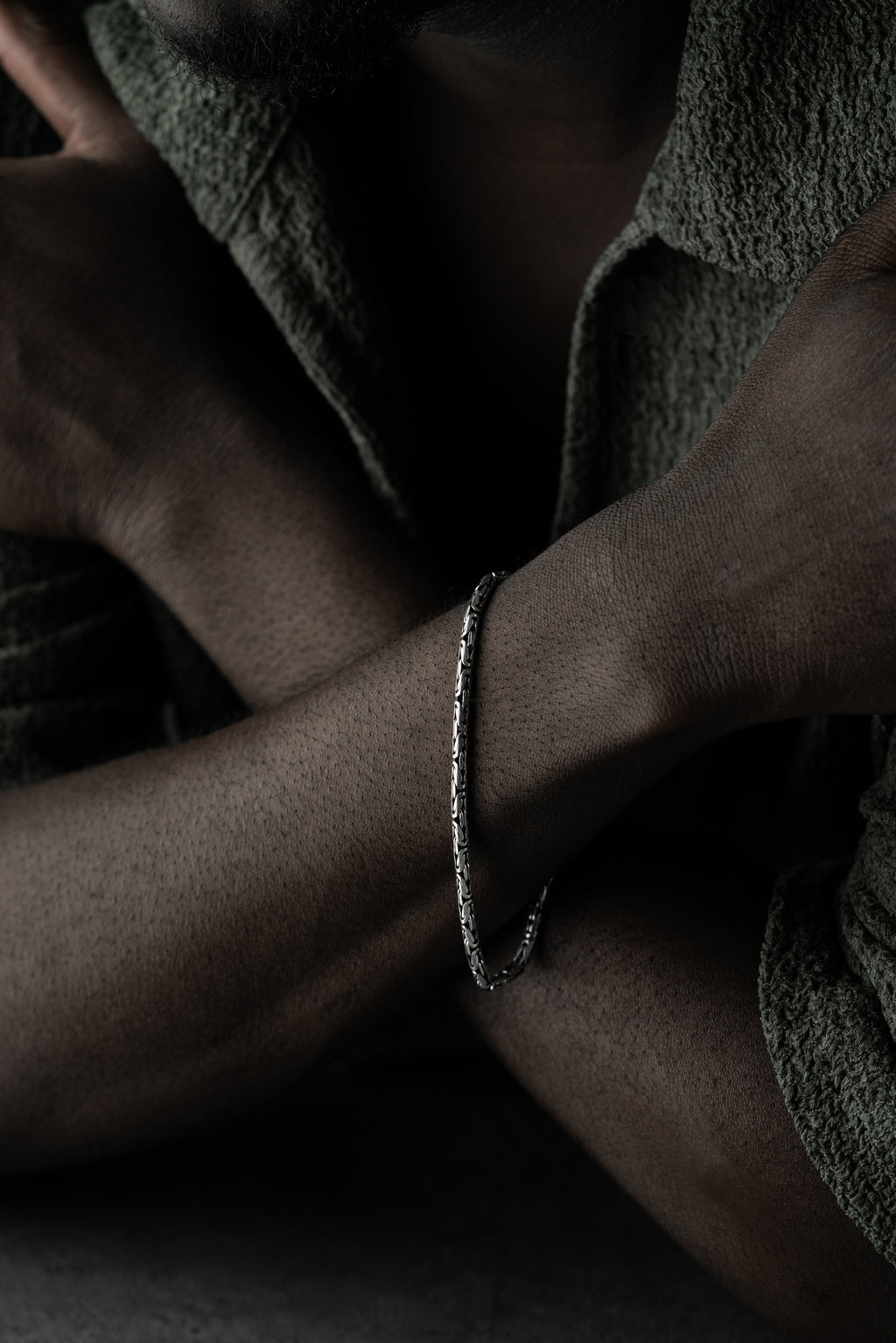 KING ARMBAND OVAL OXIDHJUL 3MM | 925 SILVER