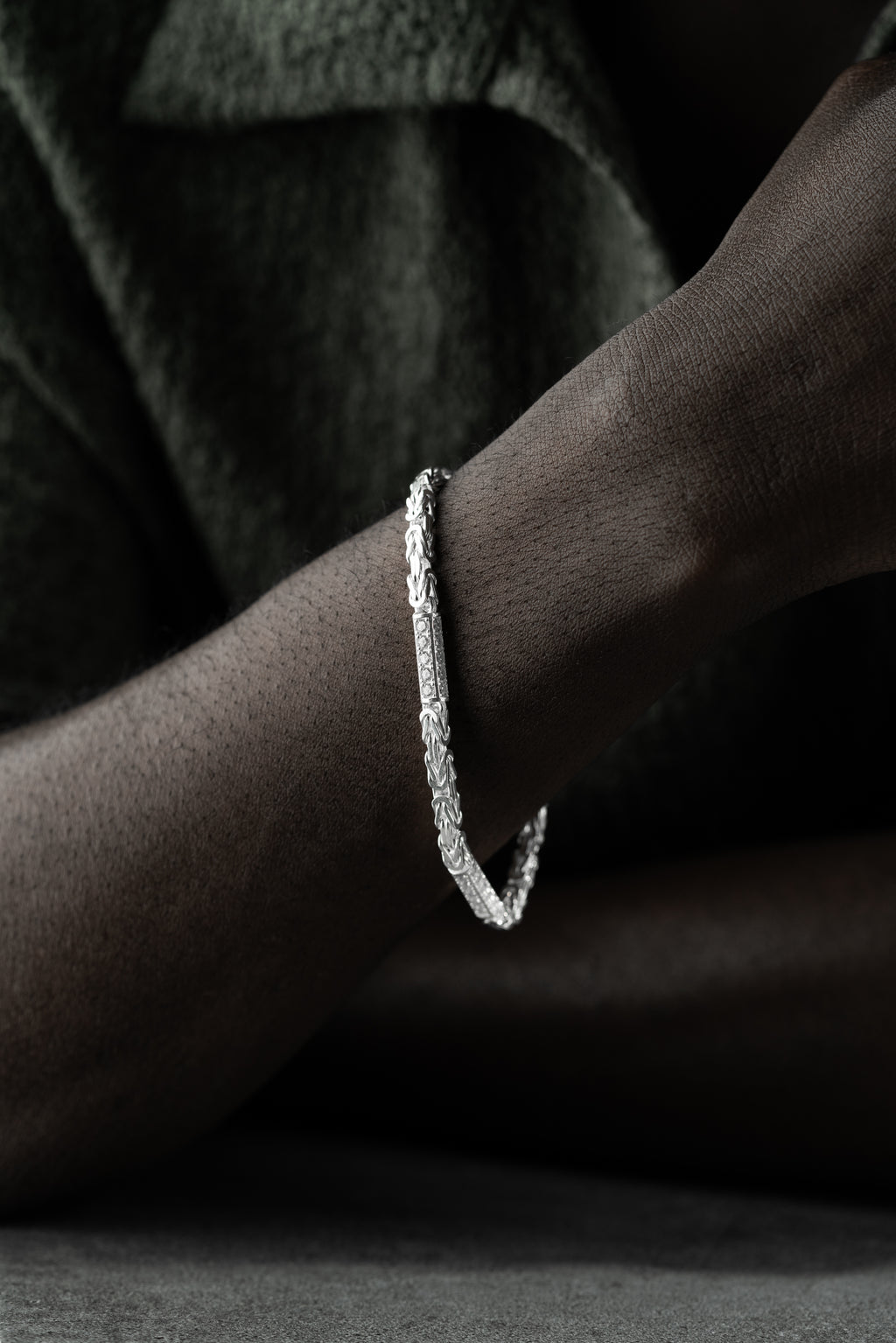 KING-ARMBAND MED STRAS 5 MM | 925 SILVER