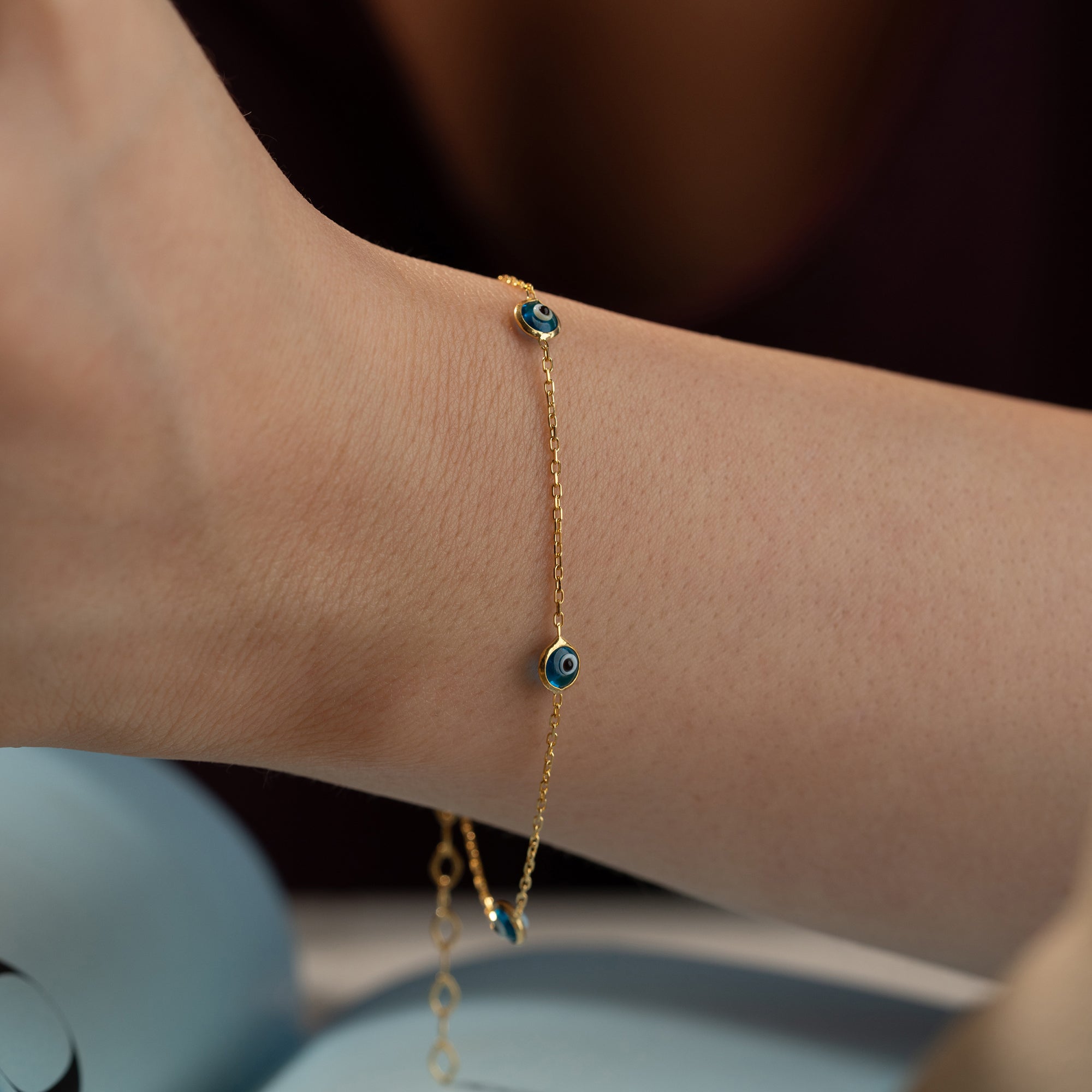 MINIMALT NAZAR-ARMBAND | 925 SILVER