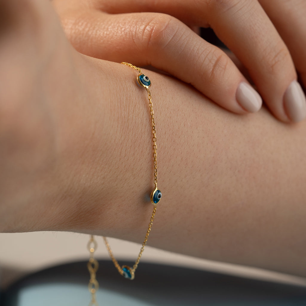 MINIMALT NAZAR-ARMBAND | 925 SILVER