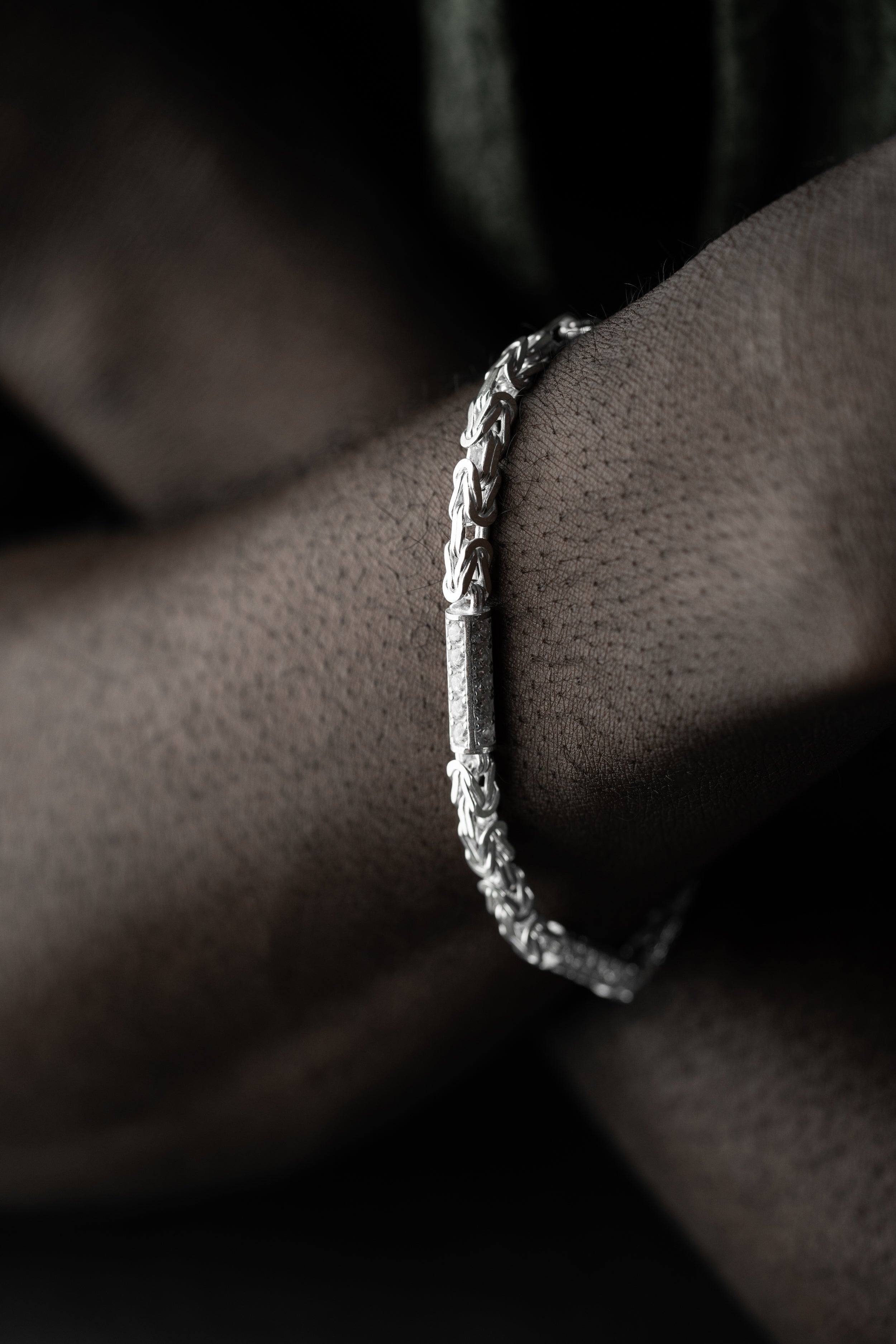 KING-ARMBAND MED STRAS 5 MM | 925 SILVER