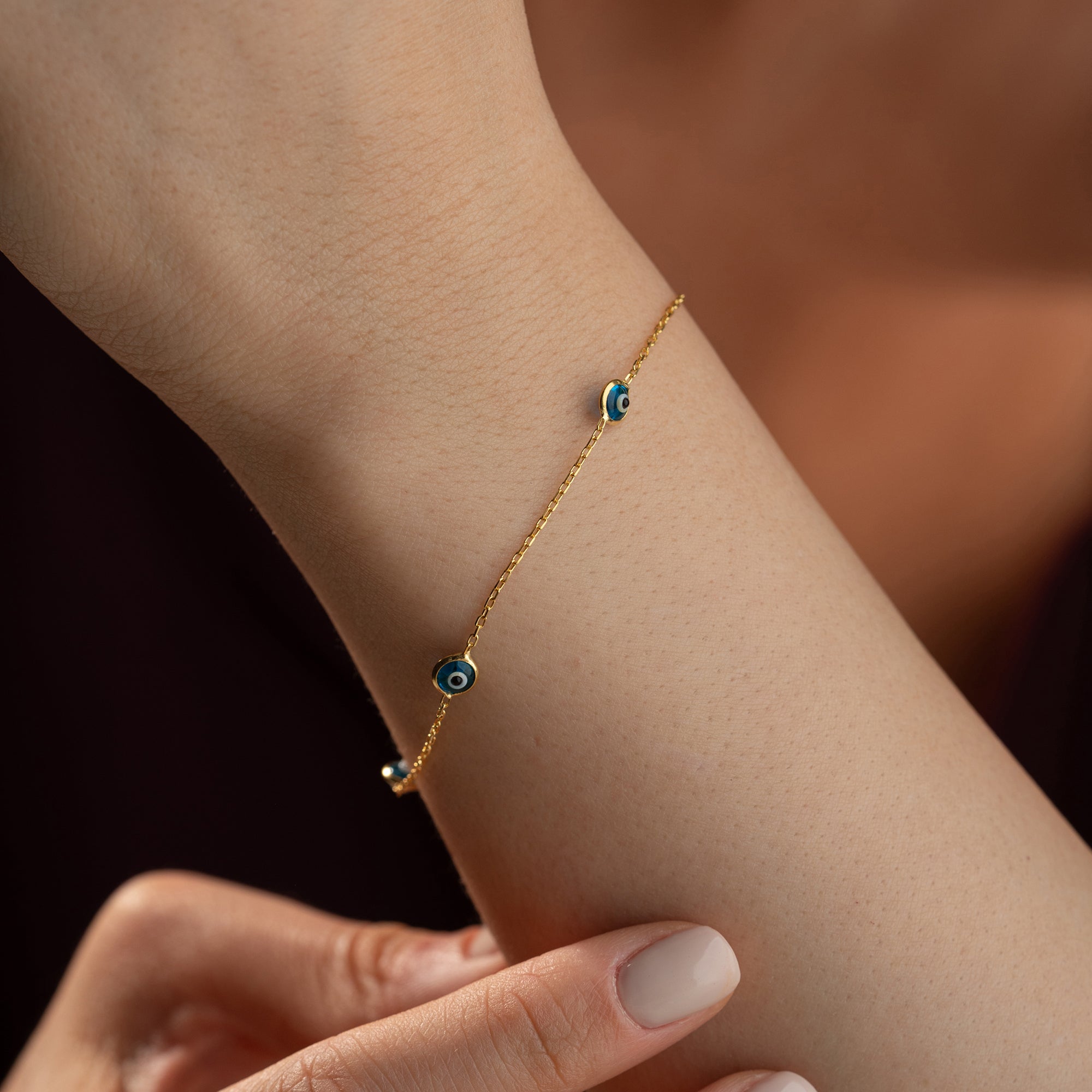 MINIMALT NAZAR-ARMBAND | 925 SILVER