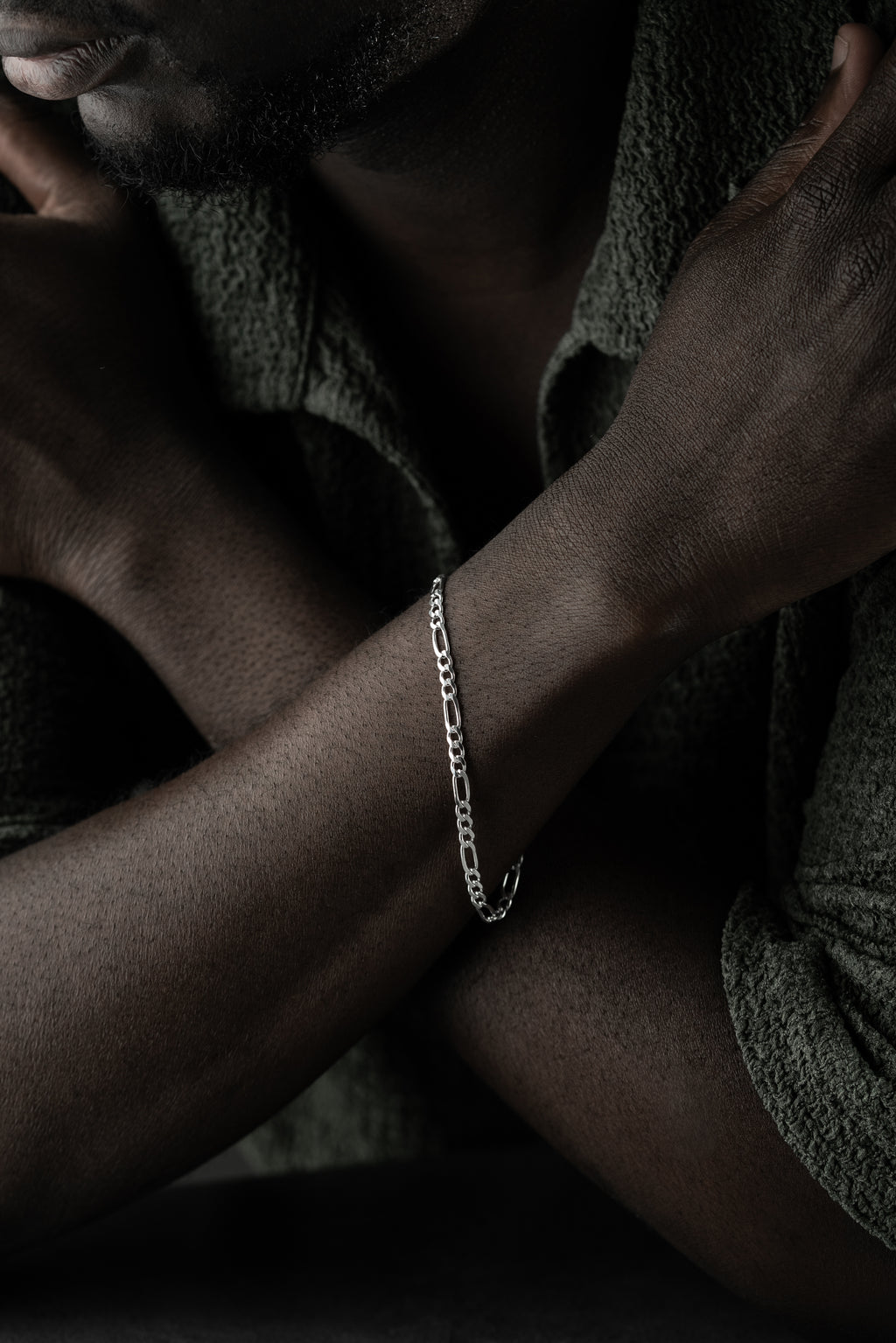 STORT FIGARO ARMBAND| 925 SILVER