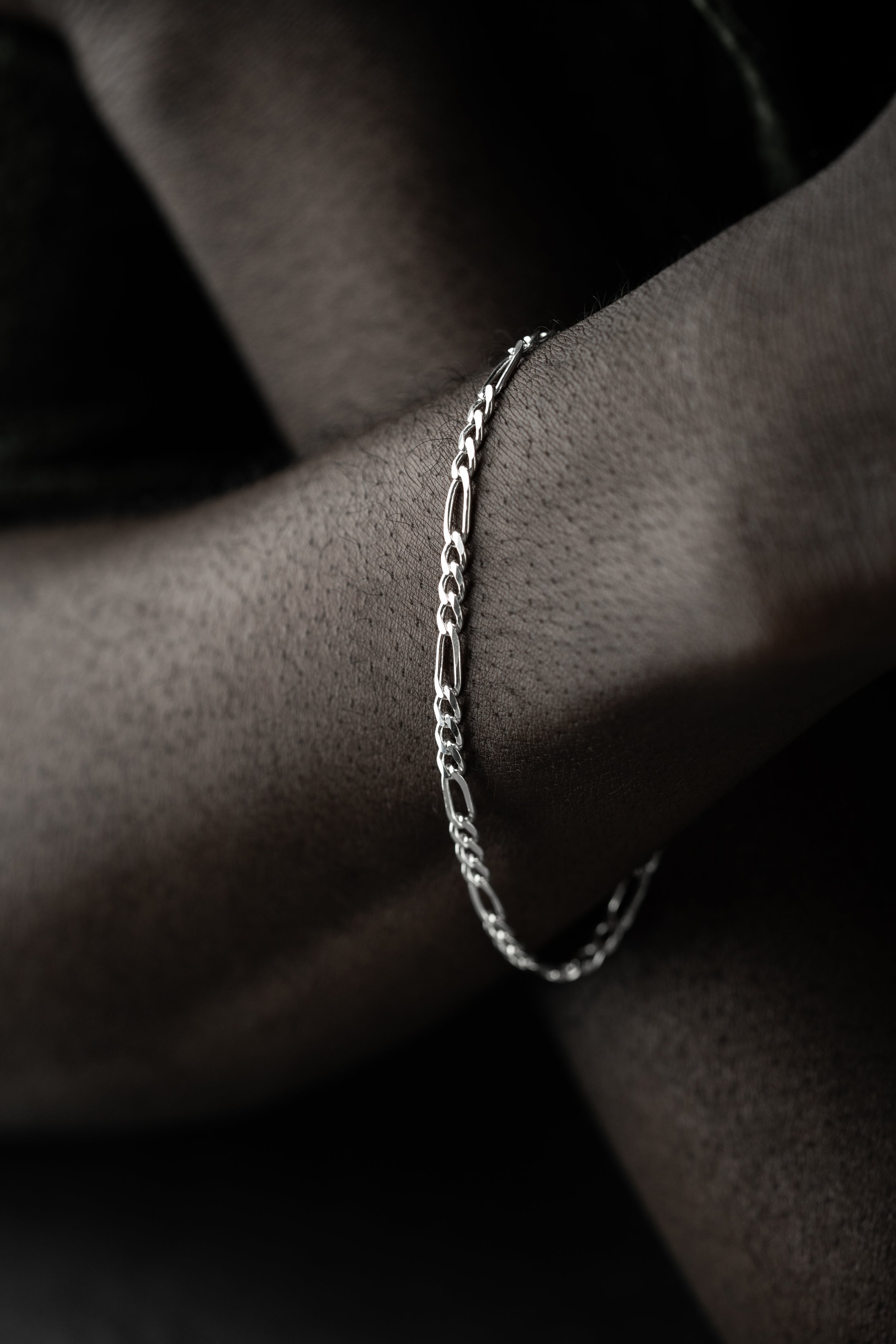 STORT FIGARO ARMBAND| 925 SILVER