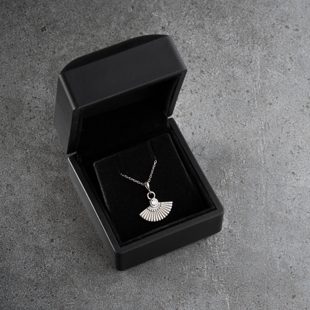 ZIRKONIUMFLÄKTKRAS | 925 SILVER