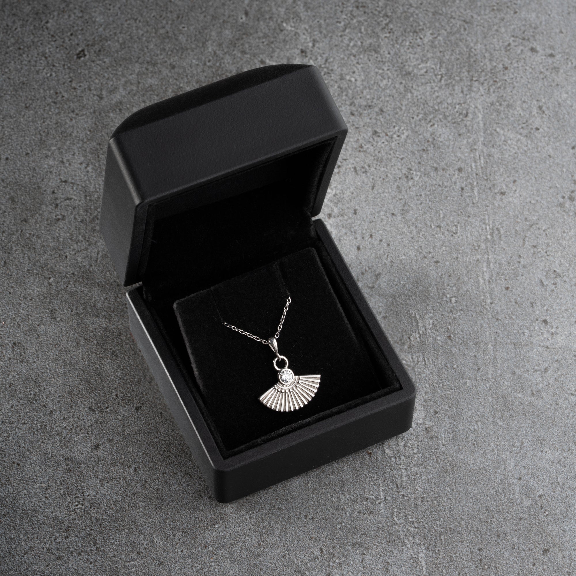 ZIRKONIUMFLÄKTKRAS | 925 SILVER