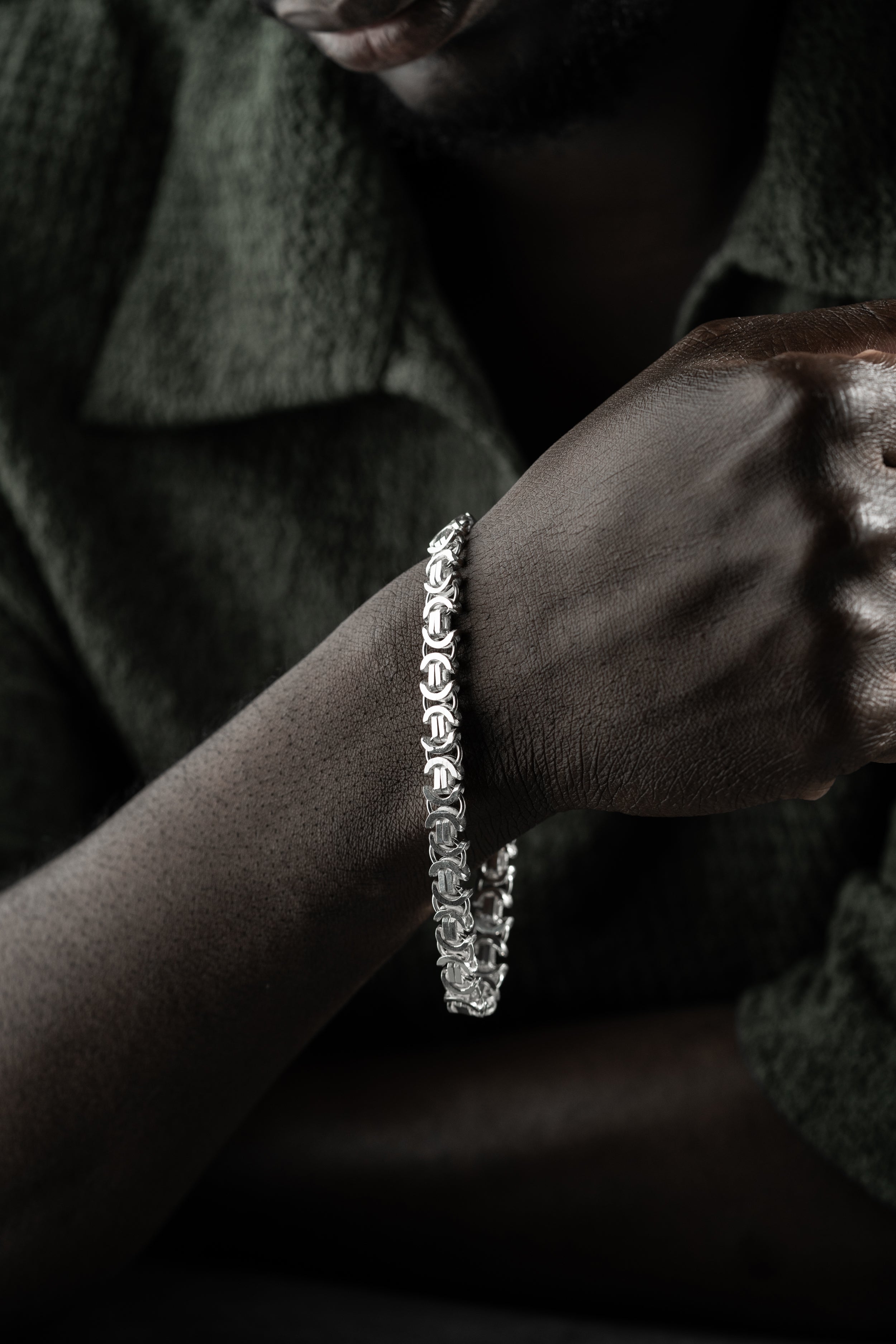 KING ARMBANDSPLATTA 6MM | 925 SILVER