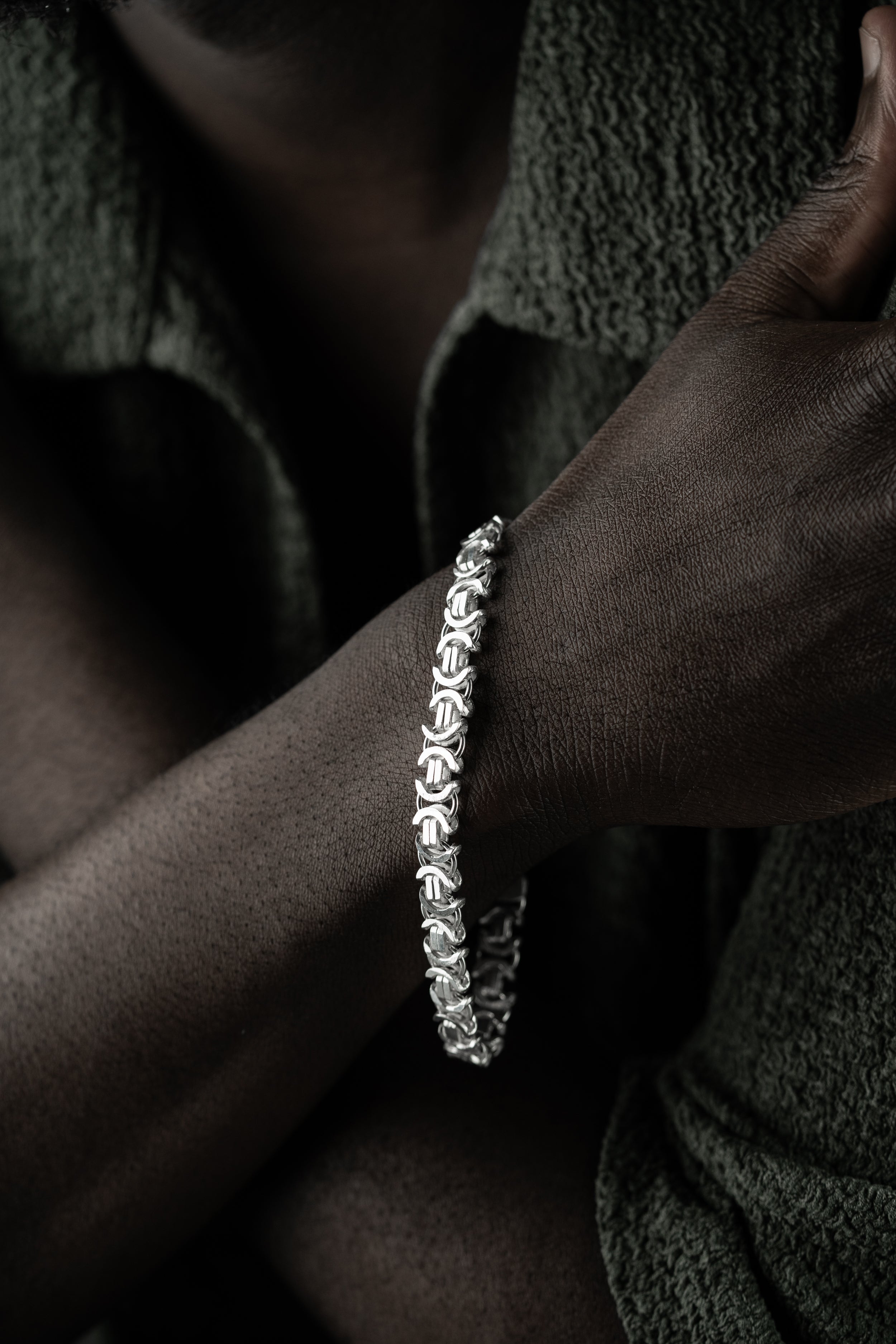 KING ARMBANDSPLATTA 6MM | 925 SILVER