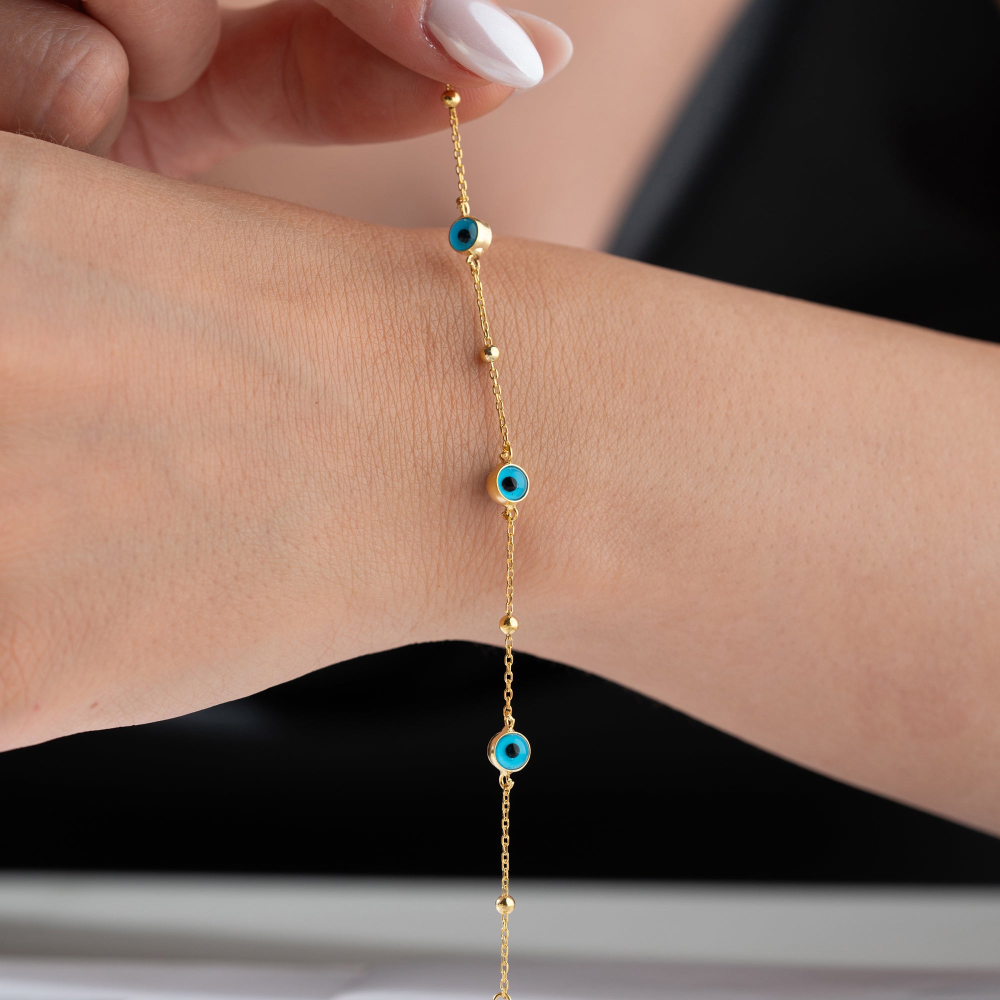 BULLET NAZAR-ARMBAND | 925 SILVER