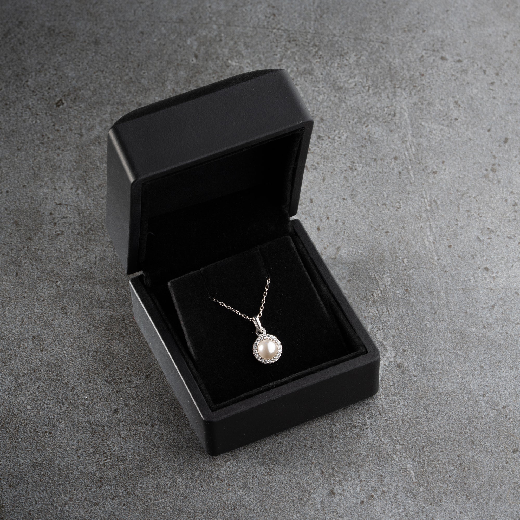 ZIRKONIAPÄRLHALSBAND | 925 SILVER