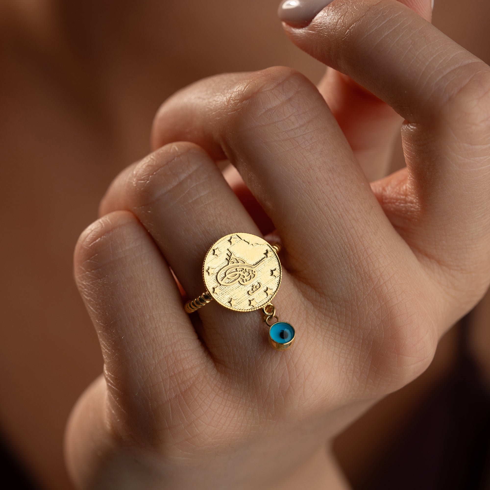 RESAT RING MED NAZAR | 925 SILVER