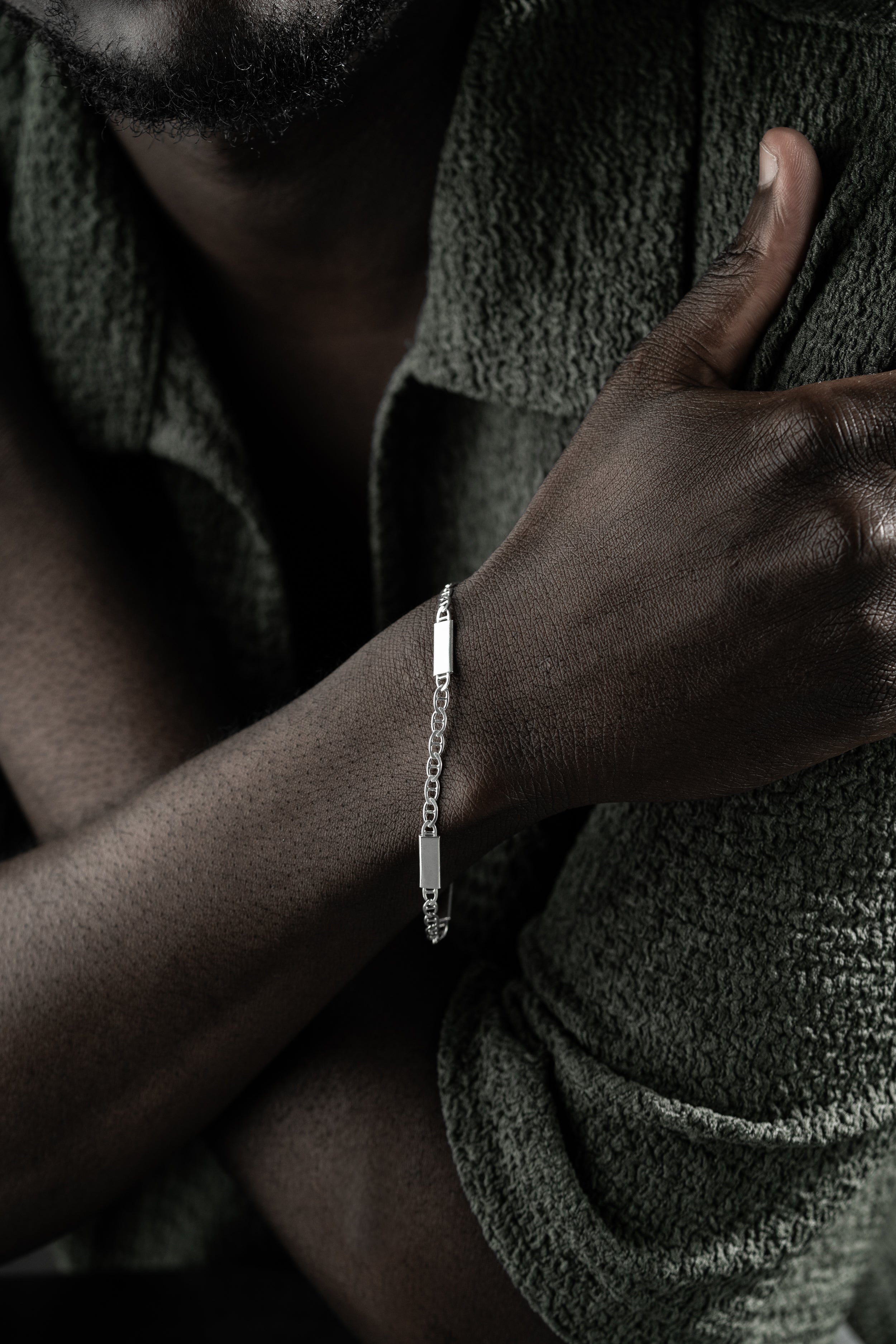 PLATTOR KUBANSK LÄNKARBAND 4MM | 925 SILVER