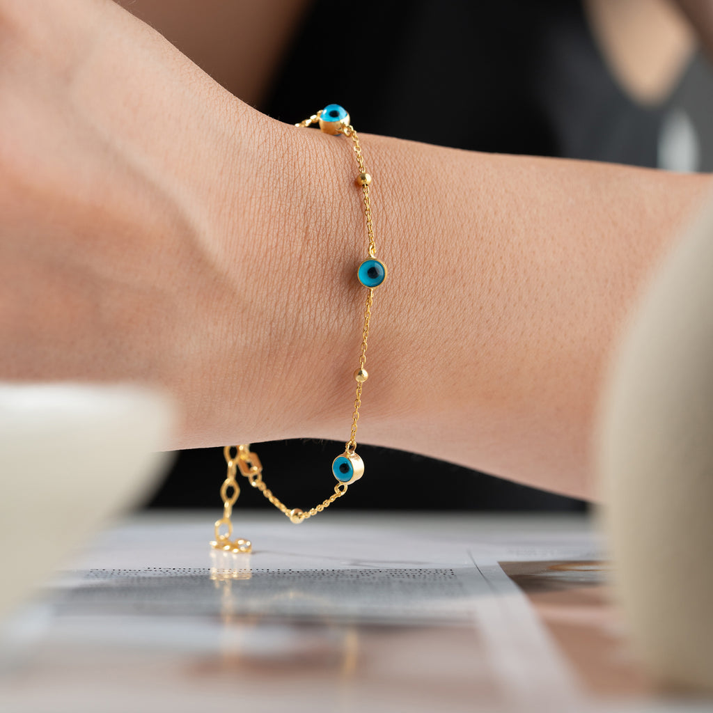 BULLET NAZAR-ARMBAND | 925 SILVER