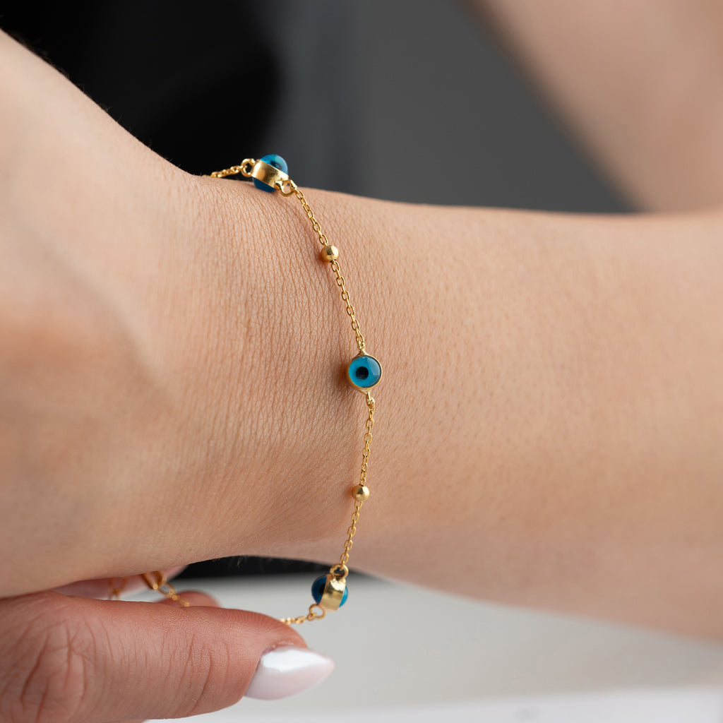 BULLET NAZAR-ARMBAND | 925 SILVER