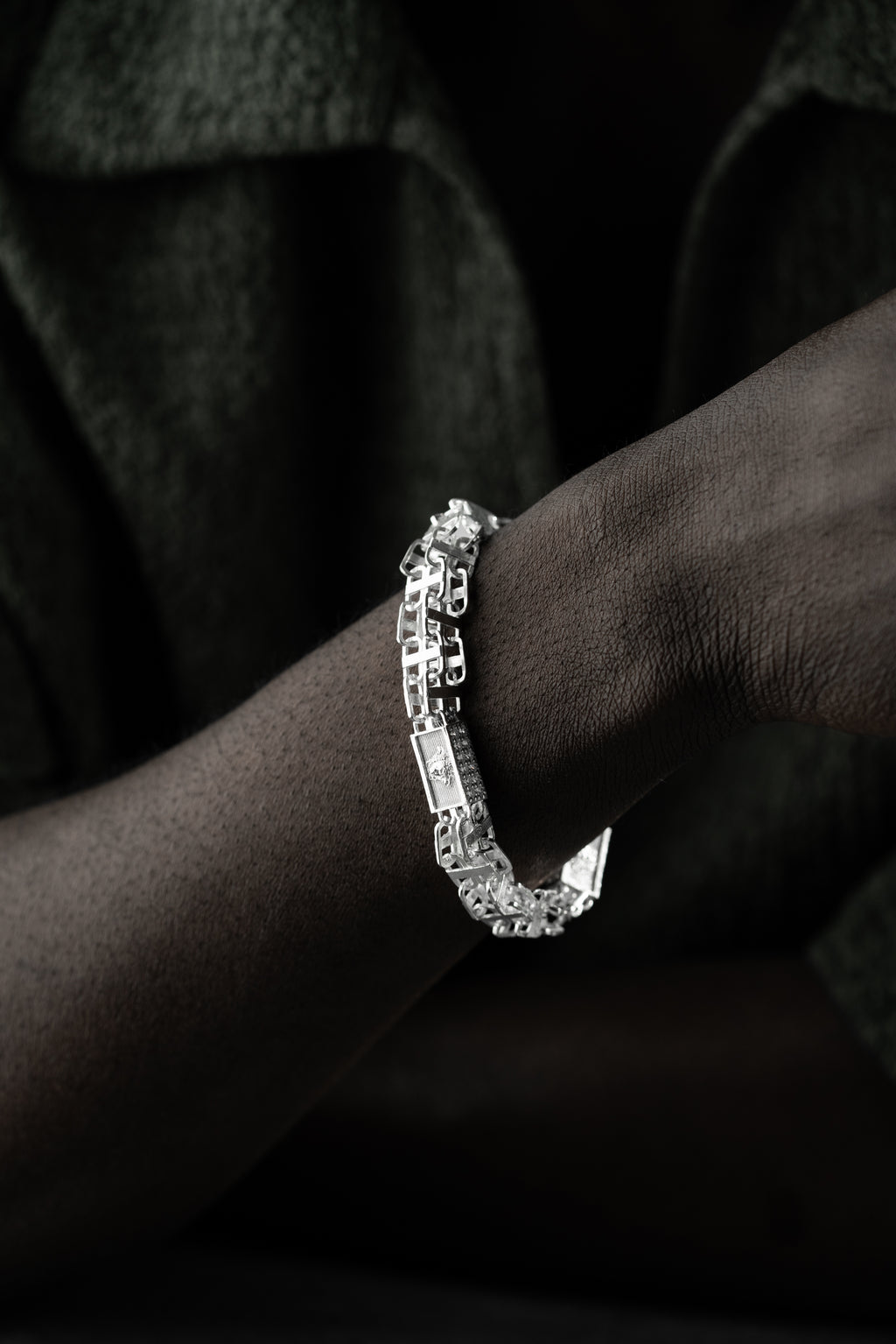 STORT ARMBAND MED BUREN | 925 SILVER.