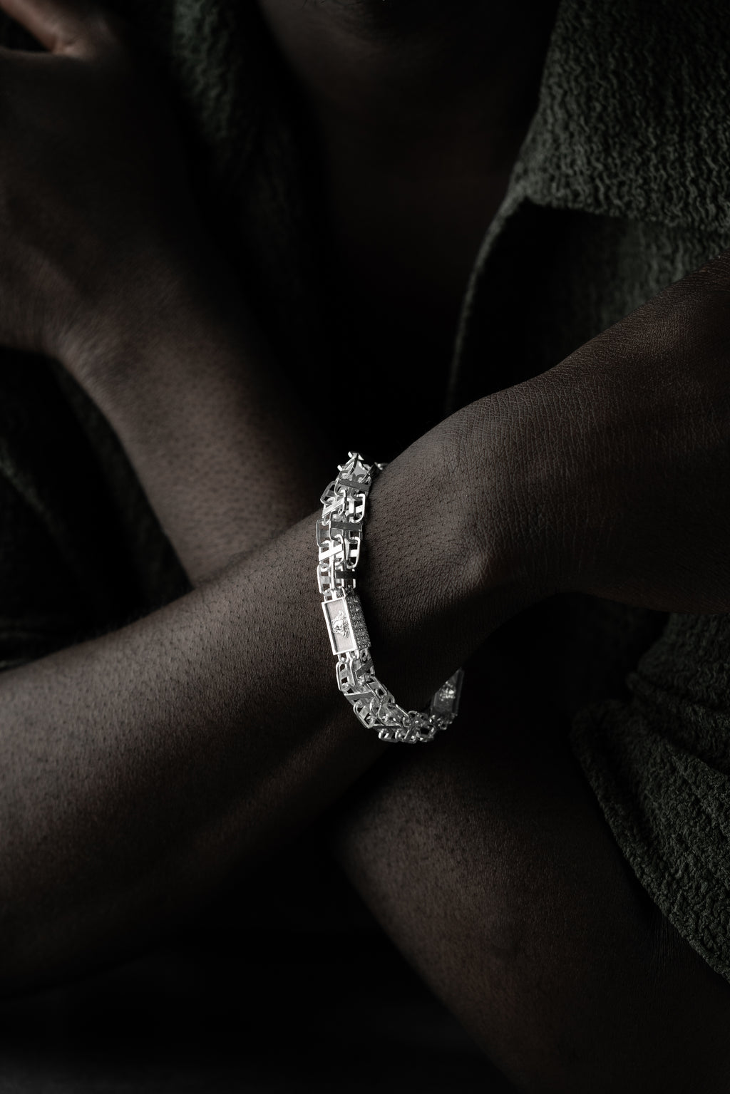 STORT ARMBAND MED BUREN | 925 SILVER.