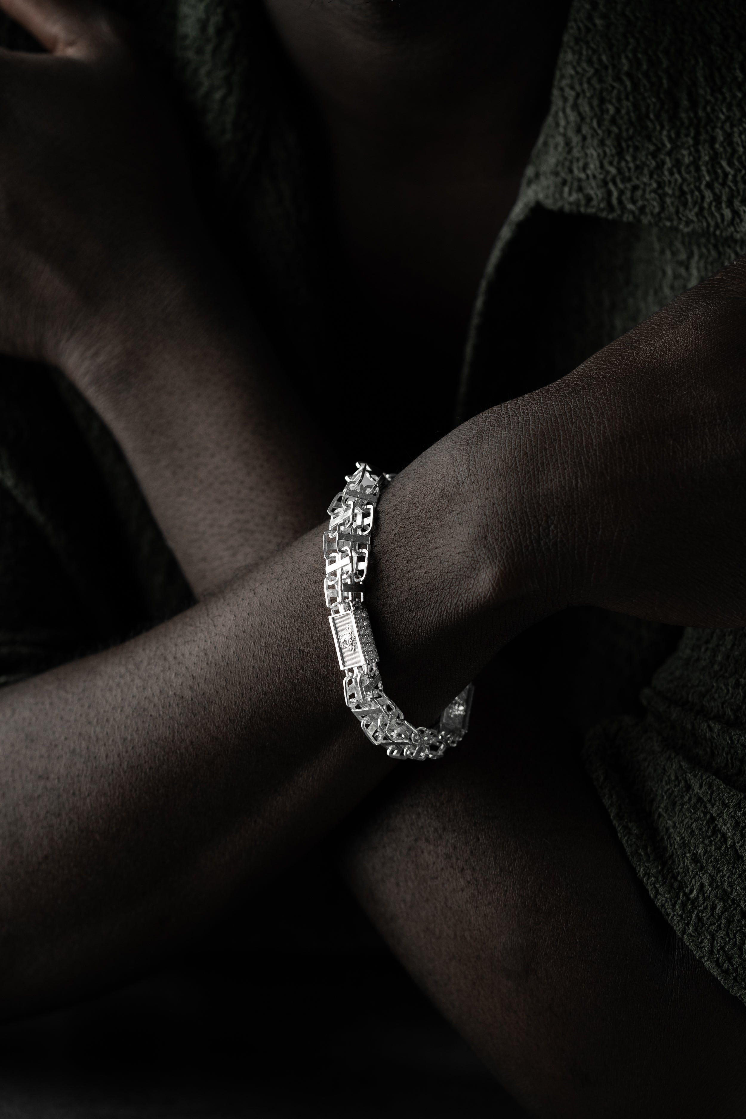 STORT ARMBAND MED BUREN | 925 SILVER.