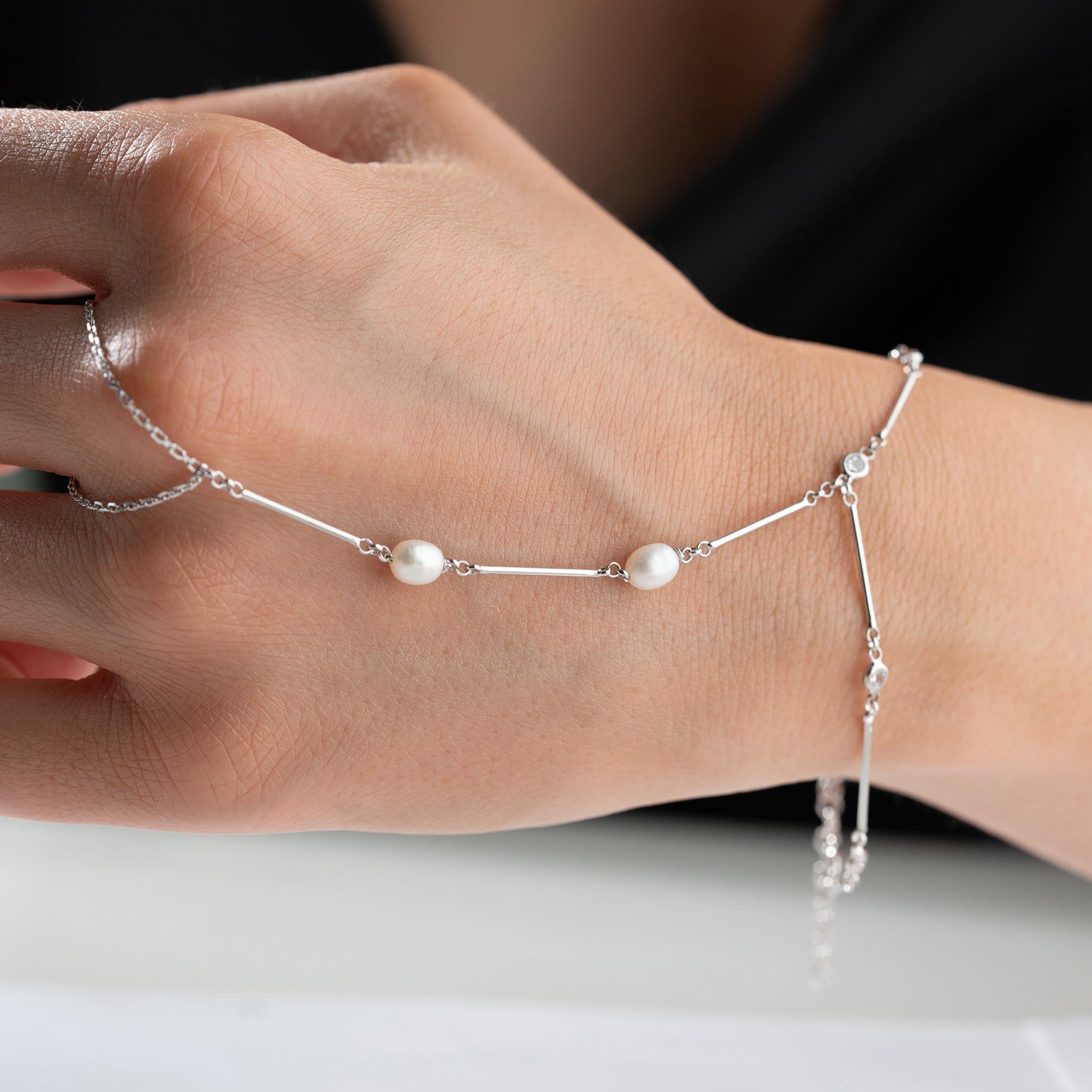 VIVA PÄRLHANDSÄRKEN | 925 SILVER