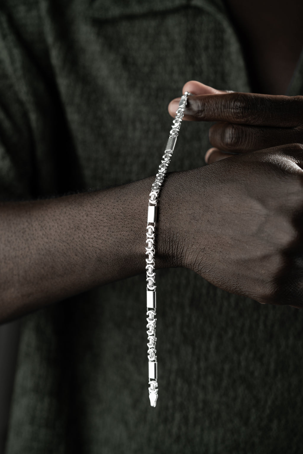 KING ARMBAND PLATT 5MM | 925 SILVER