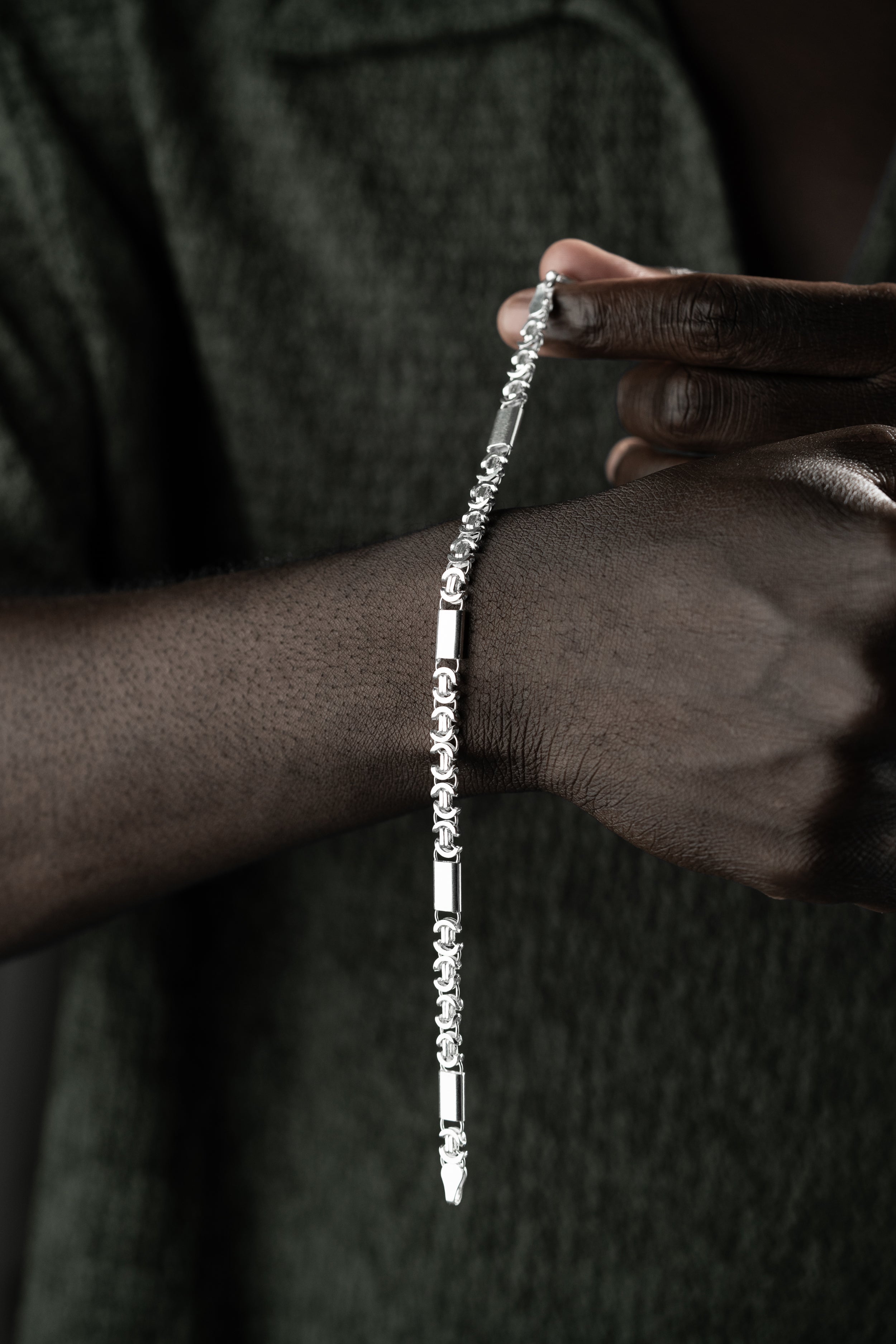 KING ARMBAND PLATT 5MM | 925 SILVER