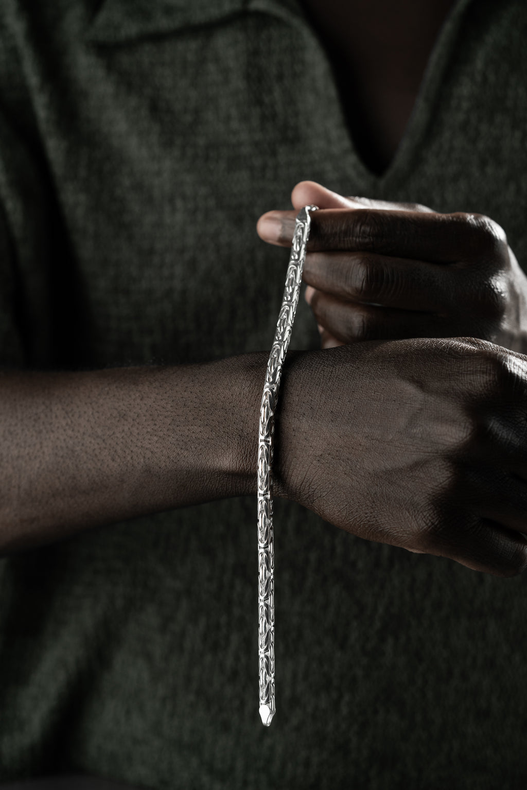 KING-ARMBAND OVAL 5MM | 925 SILVER