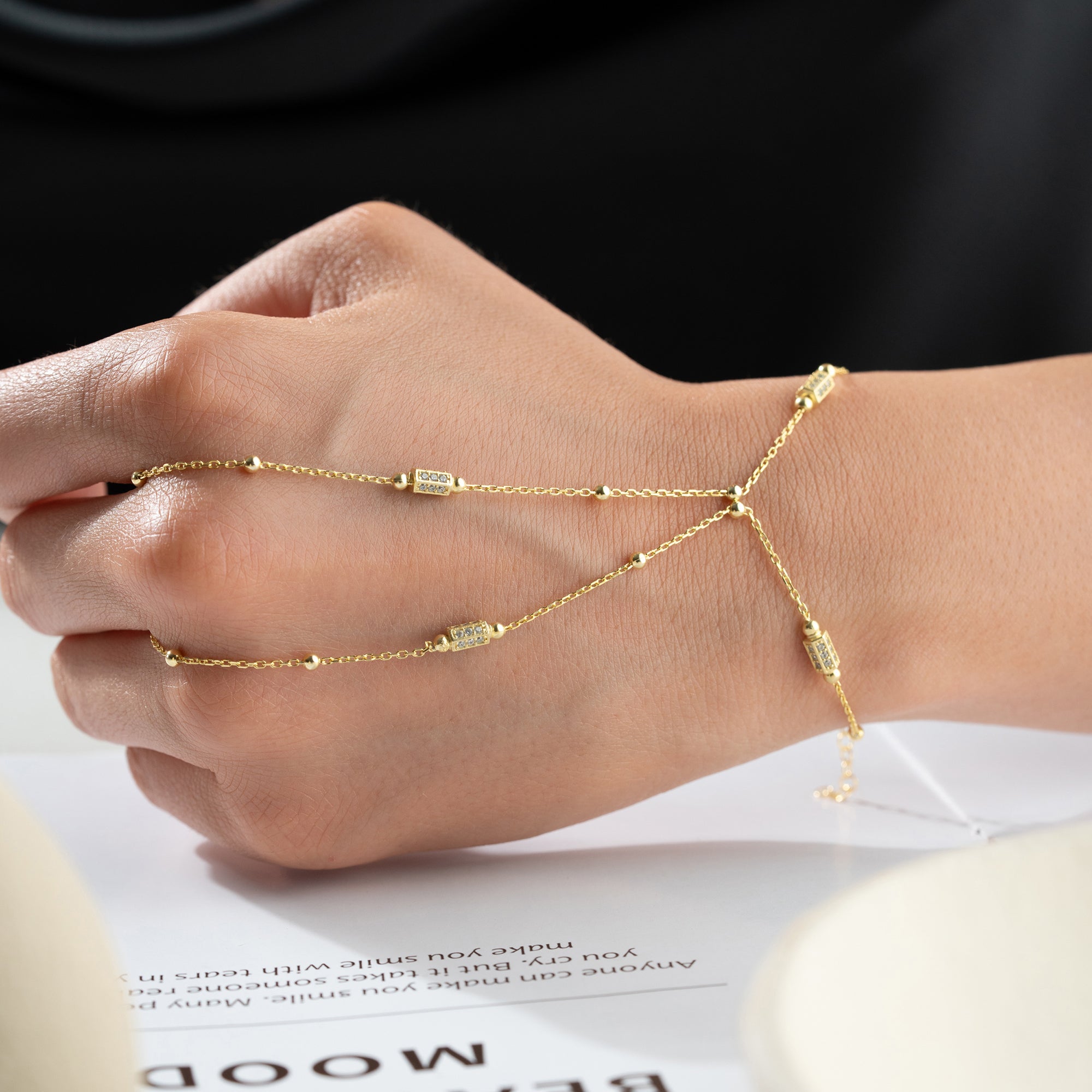 NÄSDUK FÖR VINA | 925 SILVER