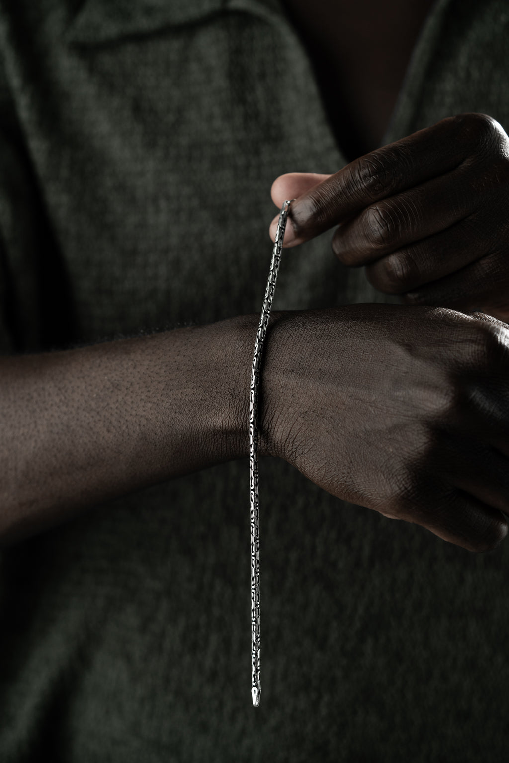 KING ARMBAND OVAL OXIDHJUL 3MM | 925 SILVER